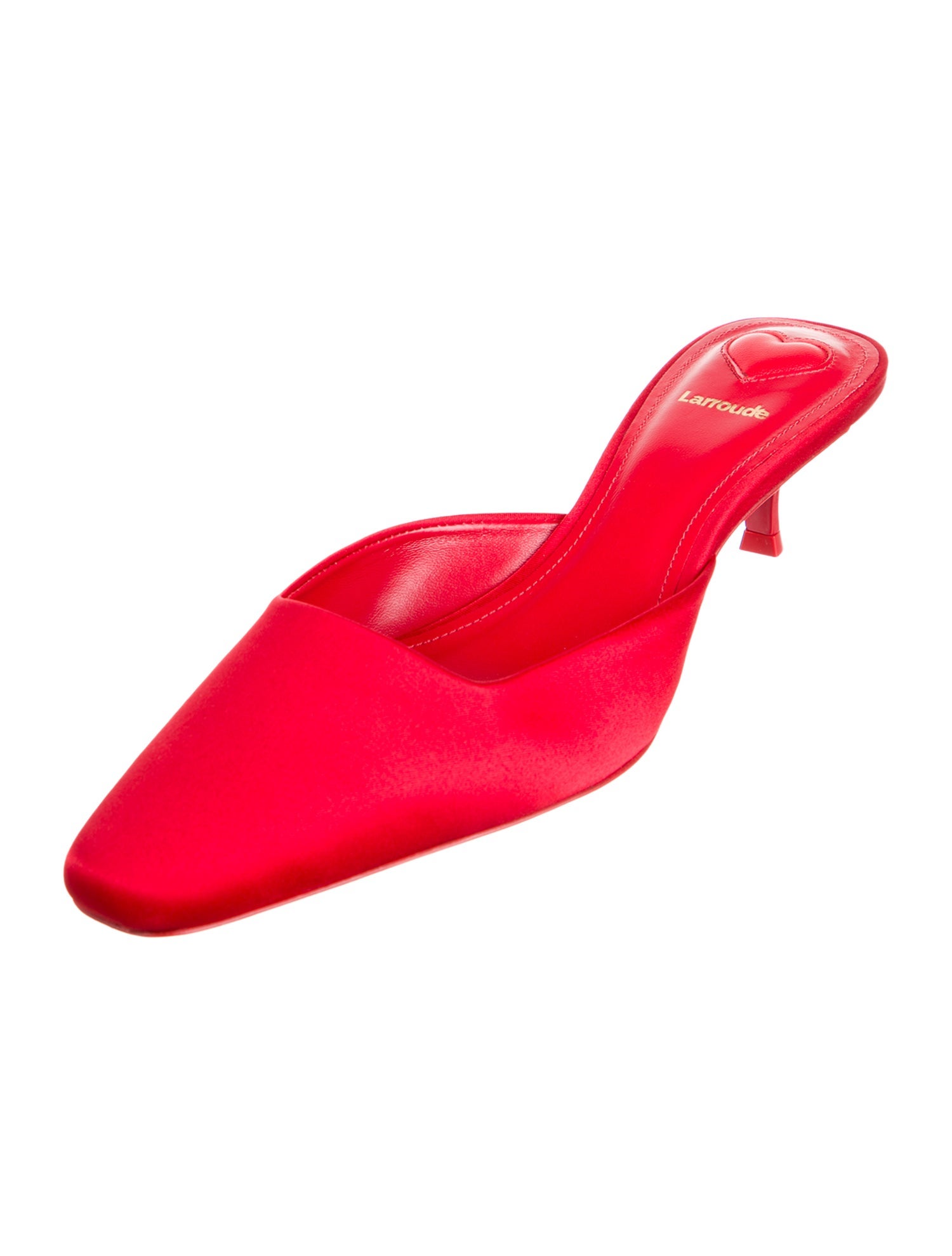 Larroude Satin Mules