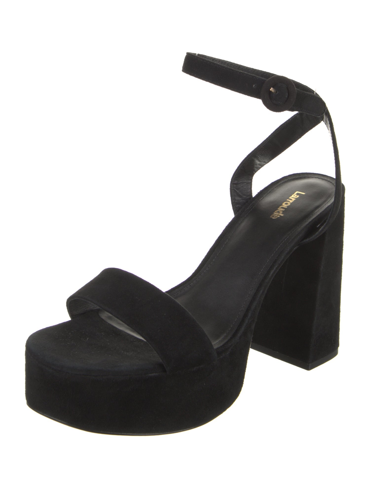 Larroude Suede Sandals