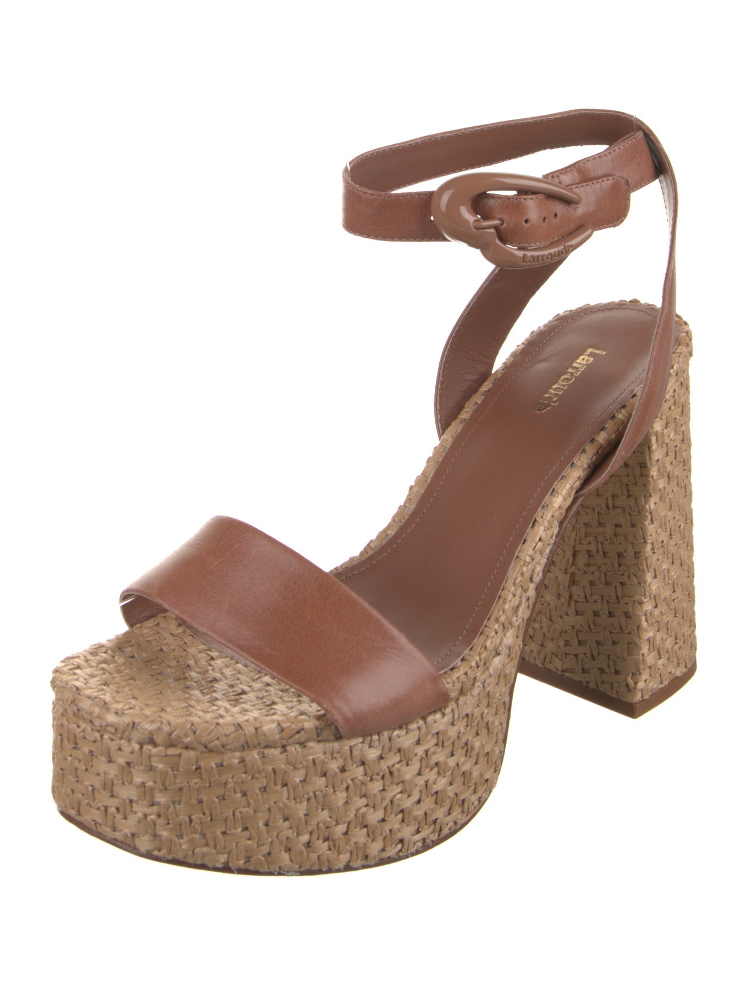 Larroude Leather Sandals