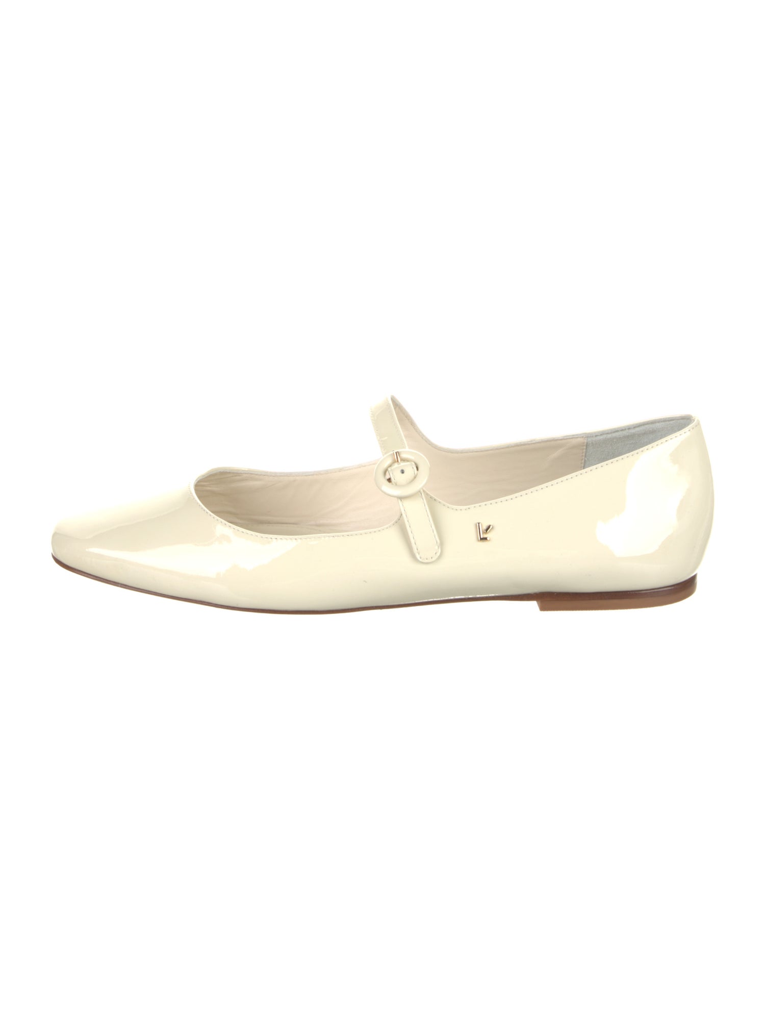 Larroude Patent Leather Mary Jane Flats
