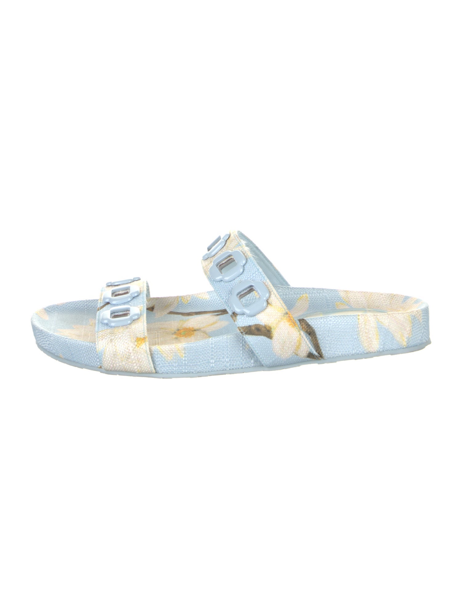 Larroude Canvas Printed Slides