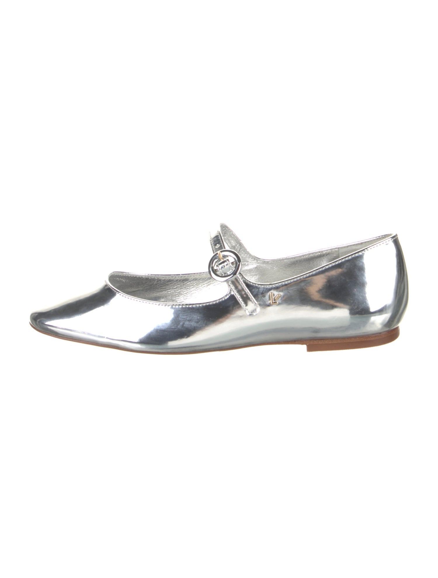 Larroude Patent Leather Mary Jane Flats