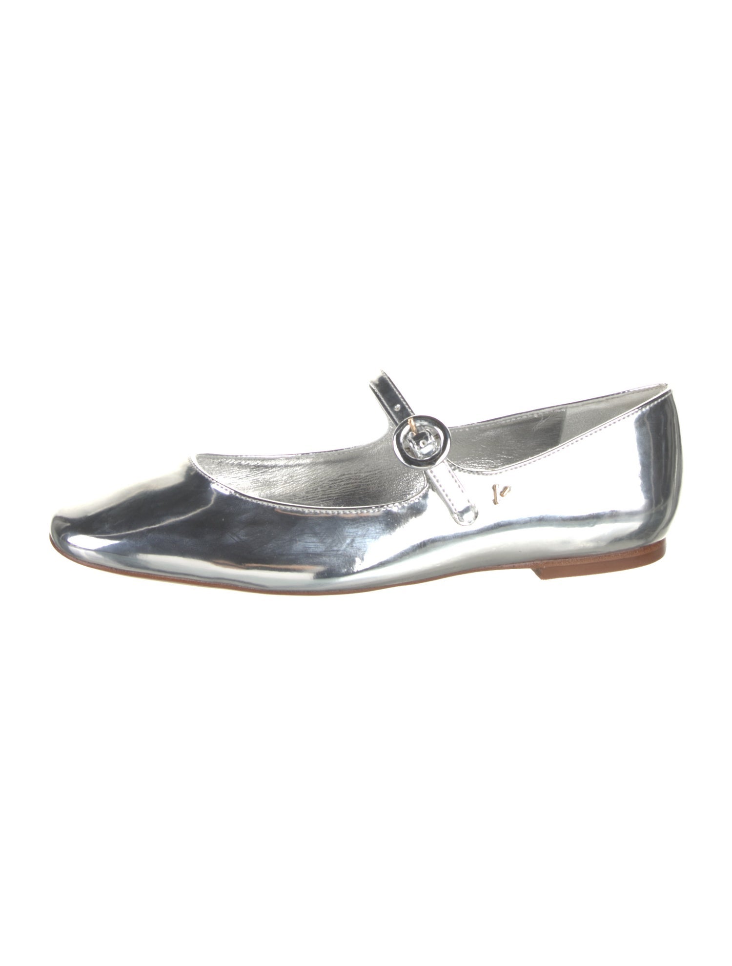 Larroude Patent Leather Mary Jane Flats