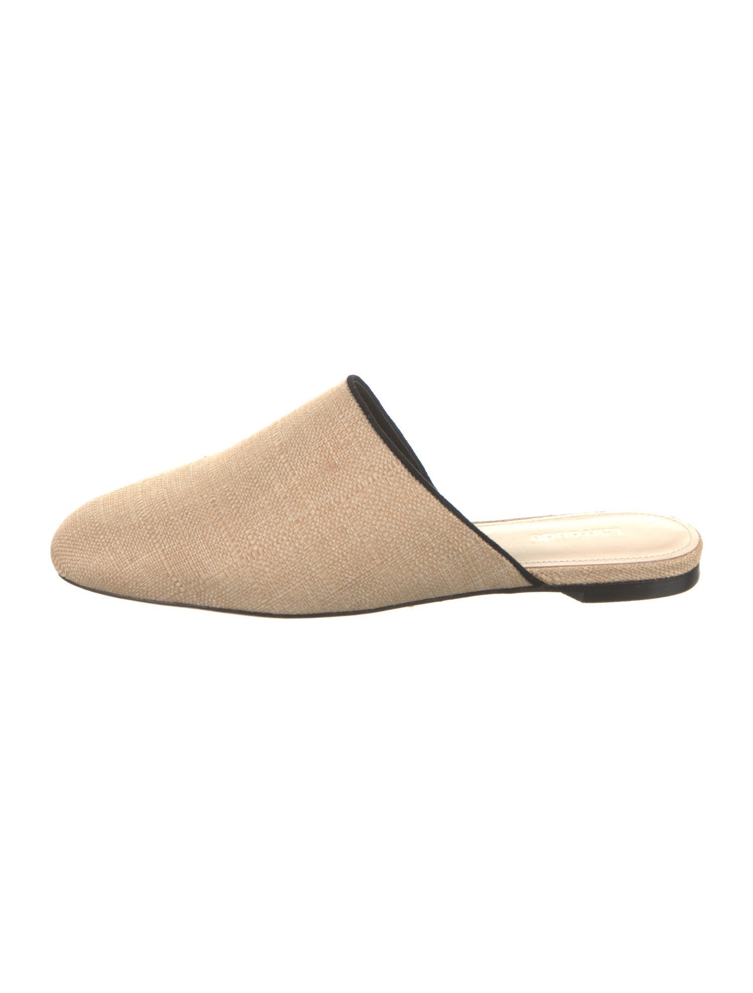 Larroude Raffia Mules