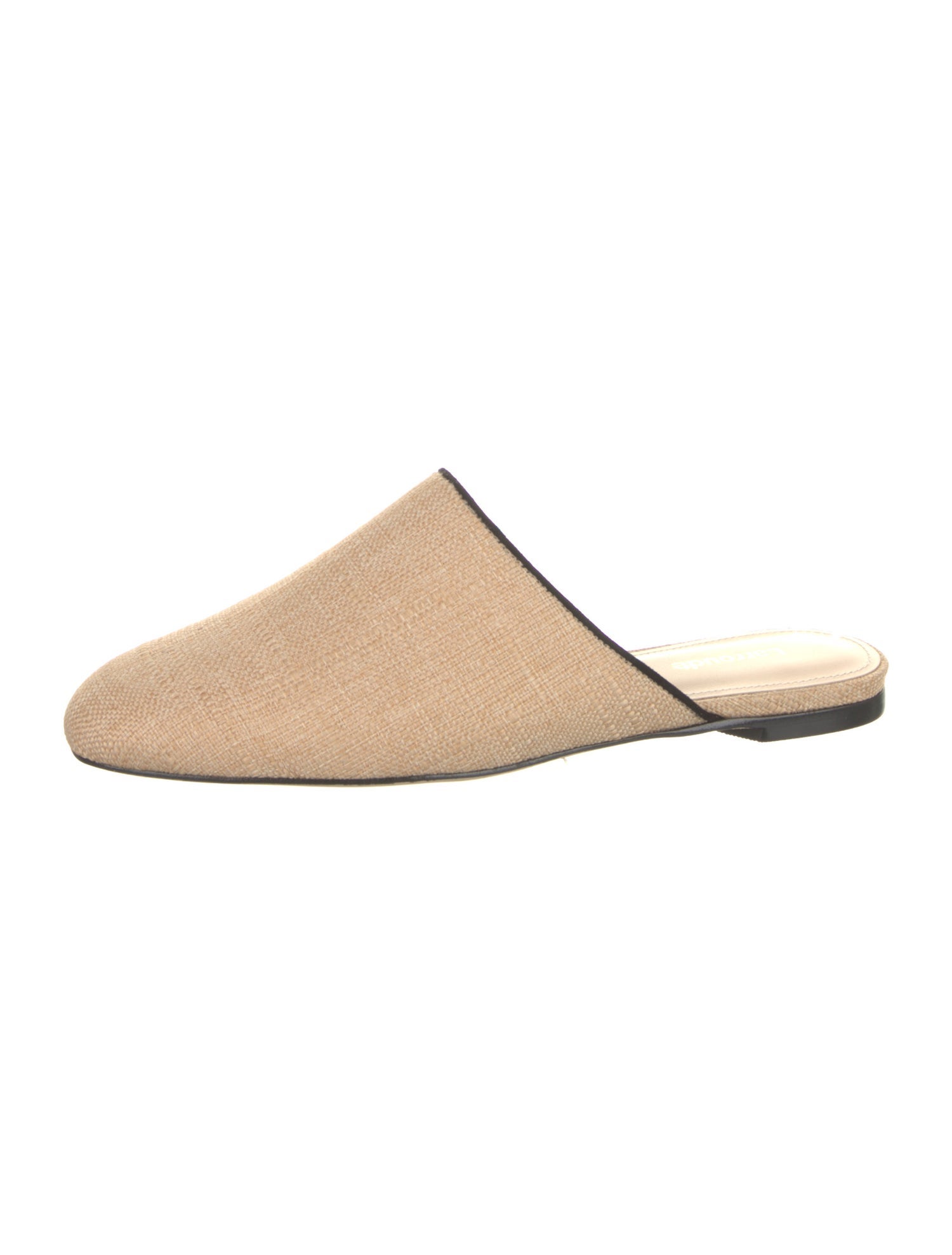 Larroude Raffia Mules