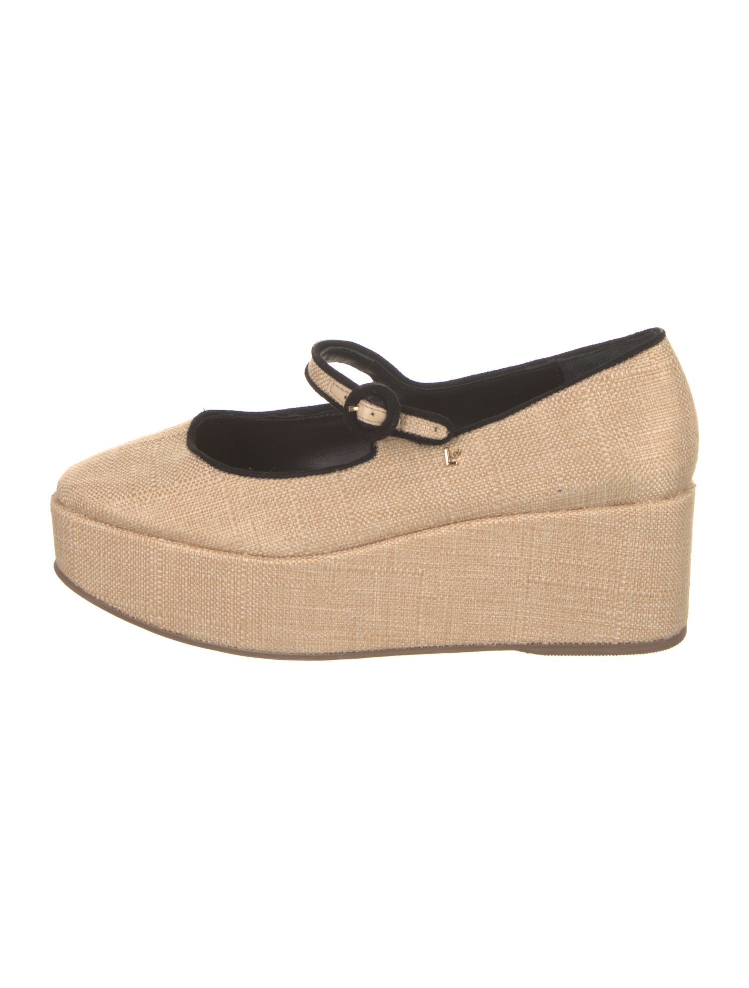 Larroude Raffia Pumps
