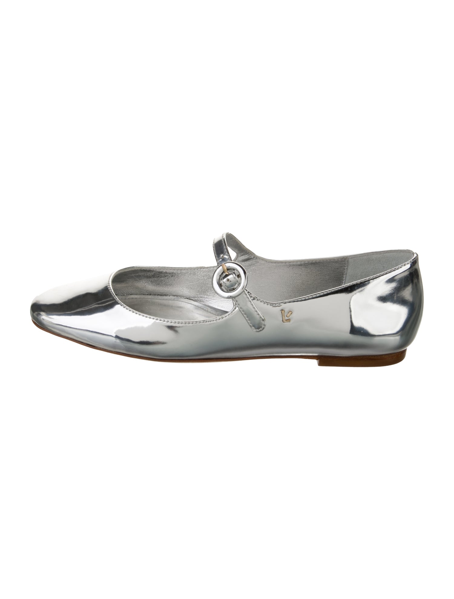 Larroude Patent Leather Mary Jane Flats