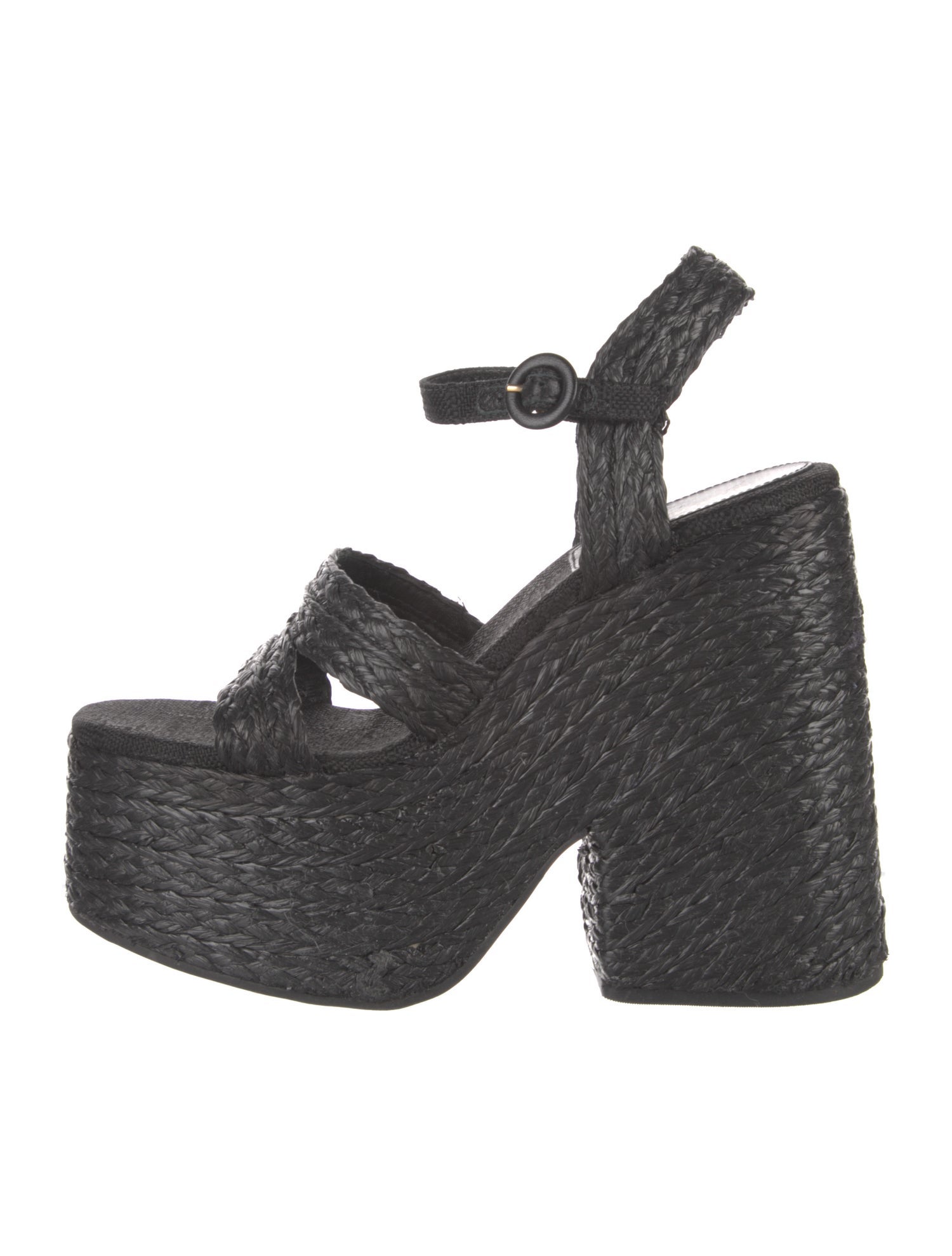 Larroude Raffia Espadrilles