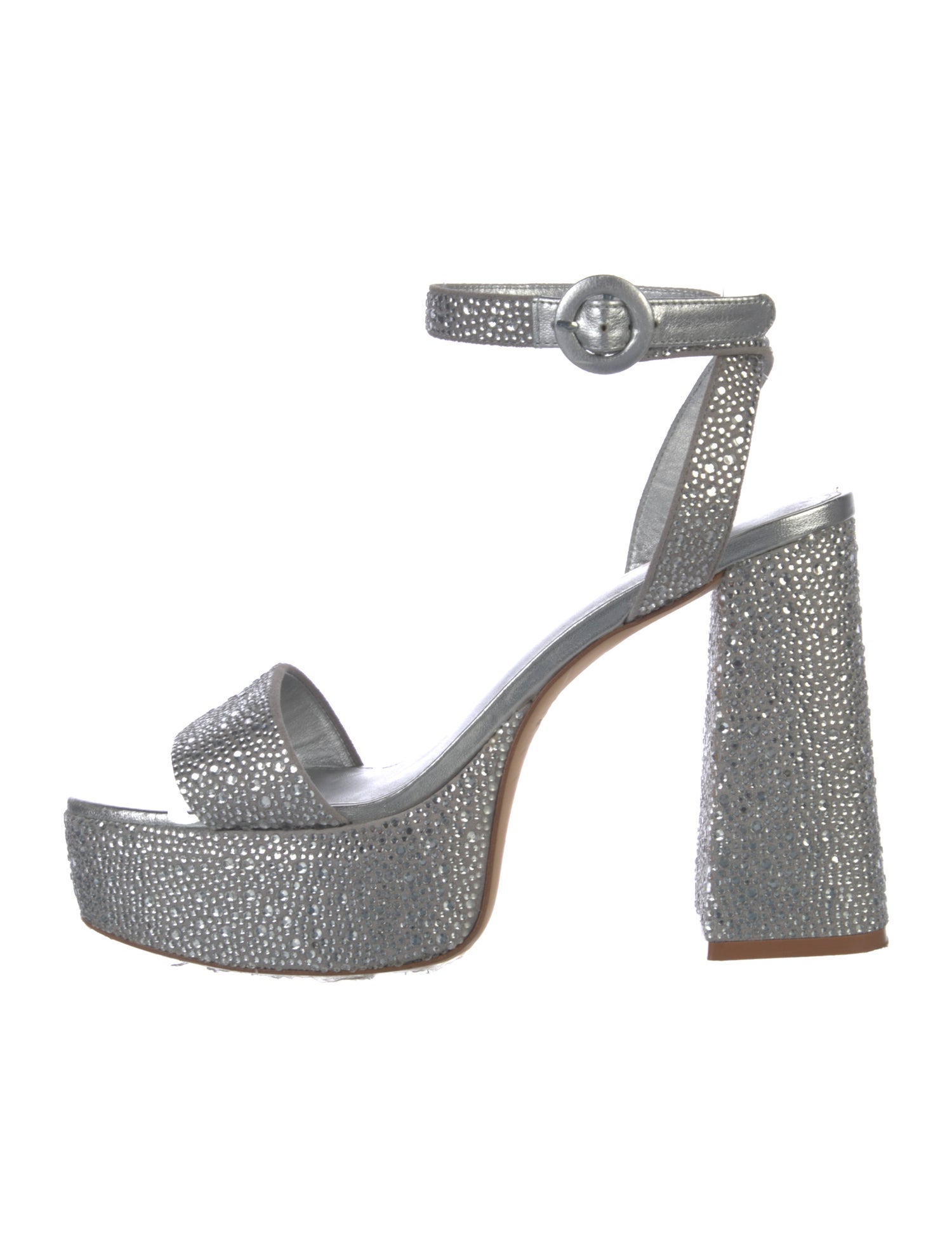 Larroude Crystal Crystal Embellishments Sandals