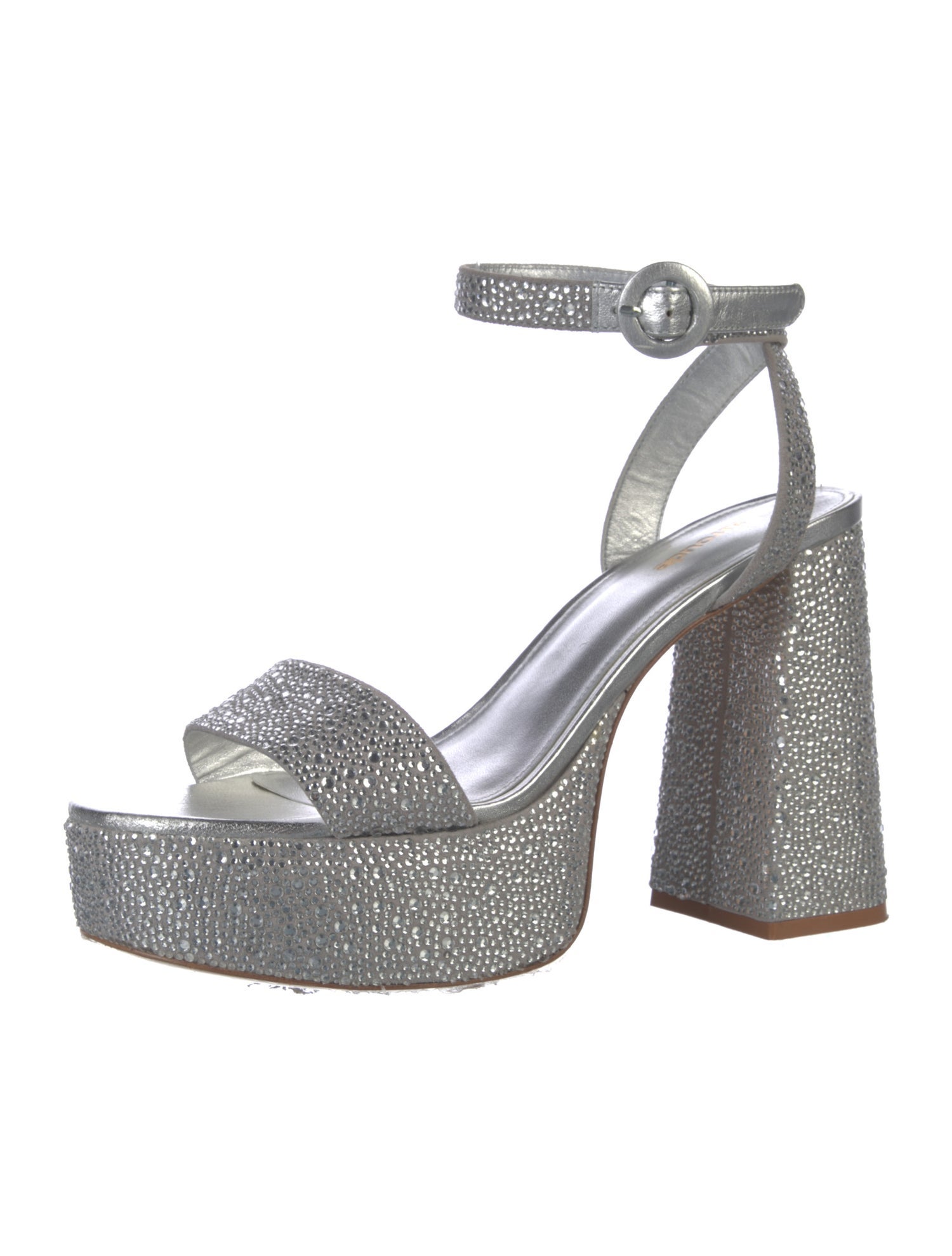 Larroude Crystal Crystal Embellishments Sandals