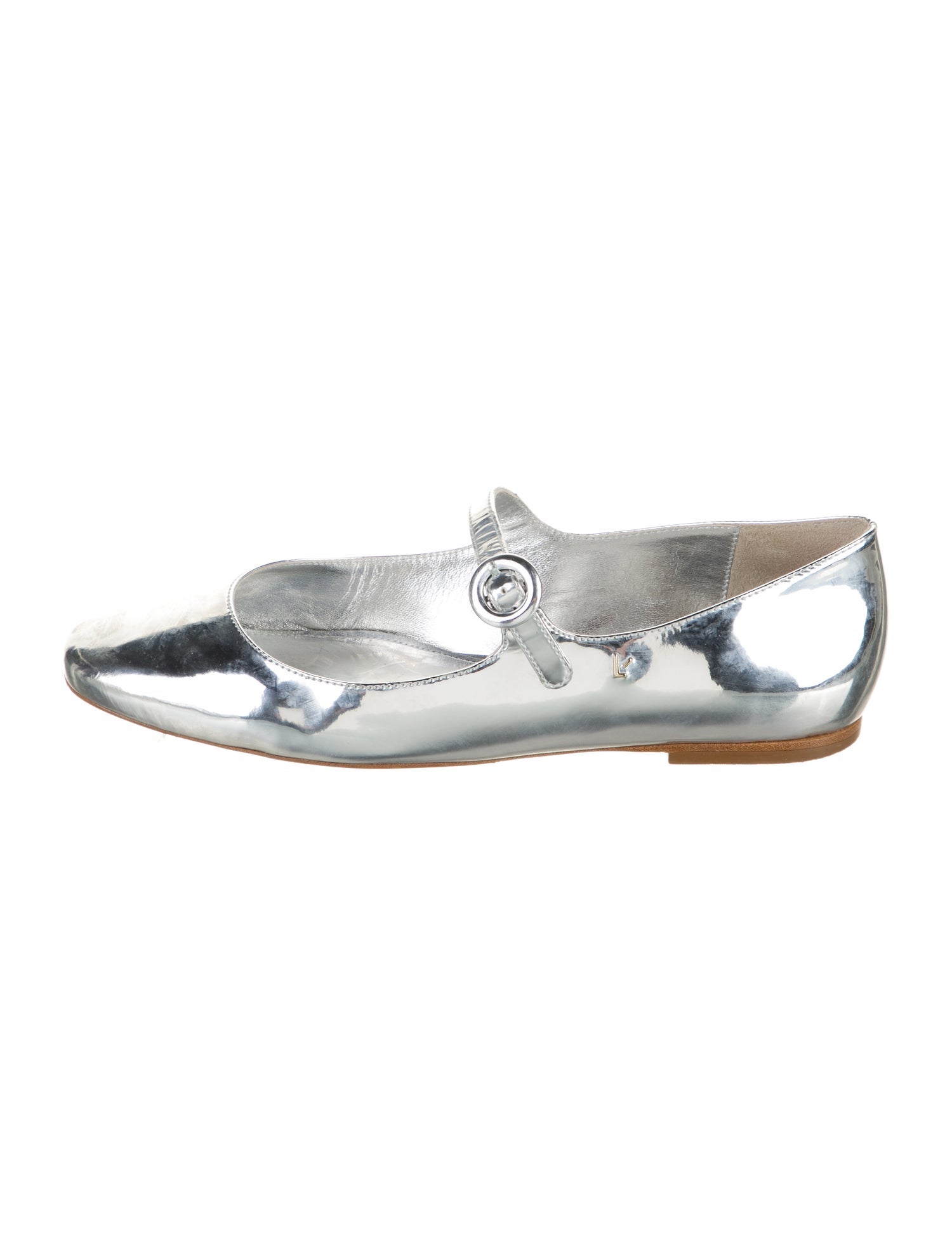 Larroude Patent Leather Mary Jane Flats