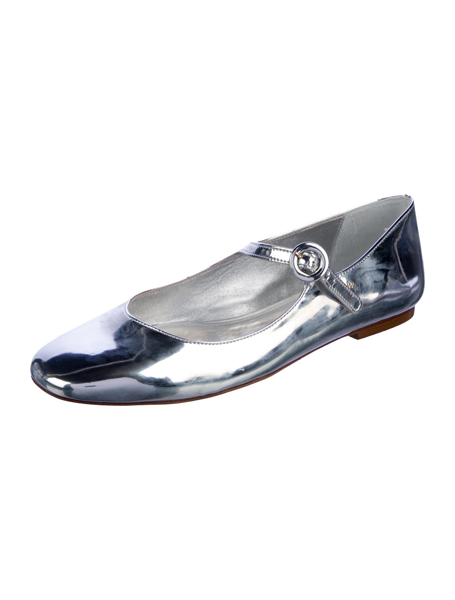 Larroude Patent Leather Ballet Flats