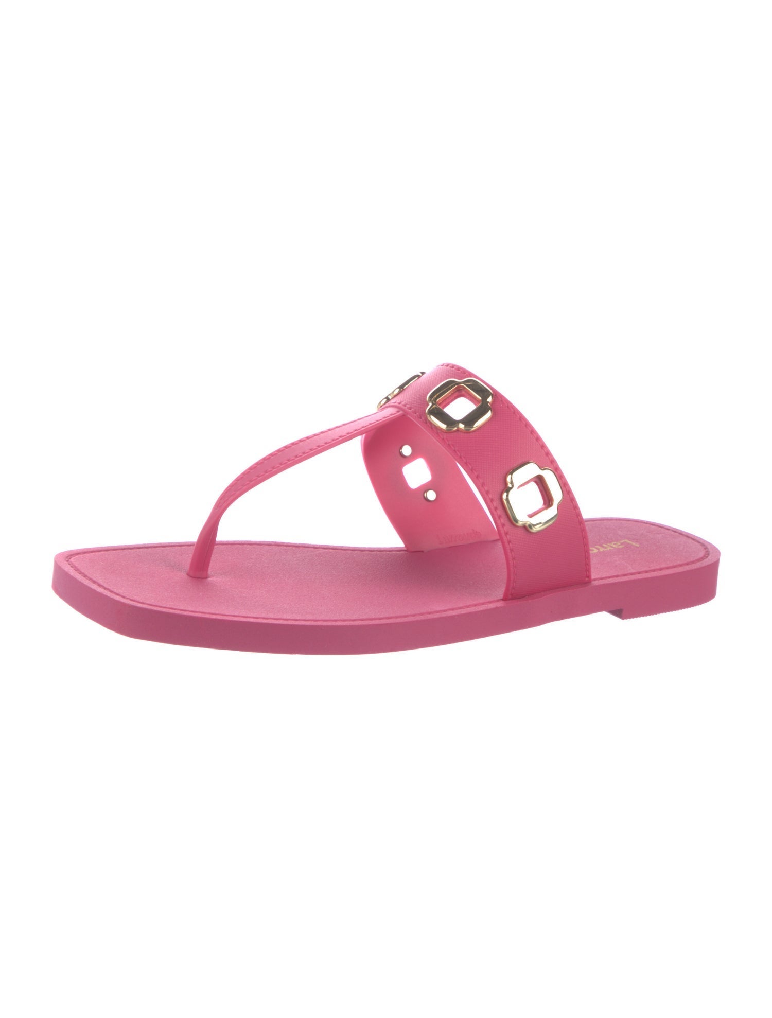 Larroude Rubber Flip Flops