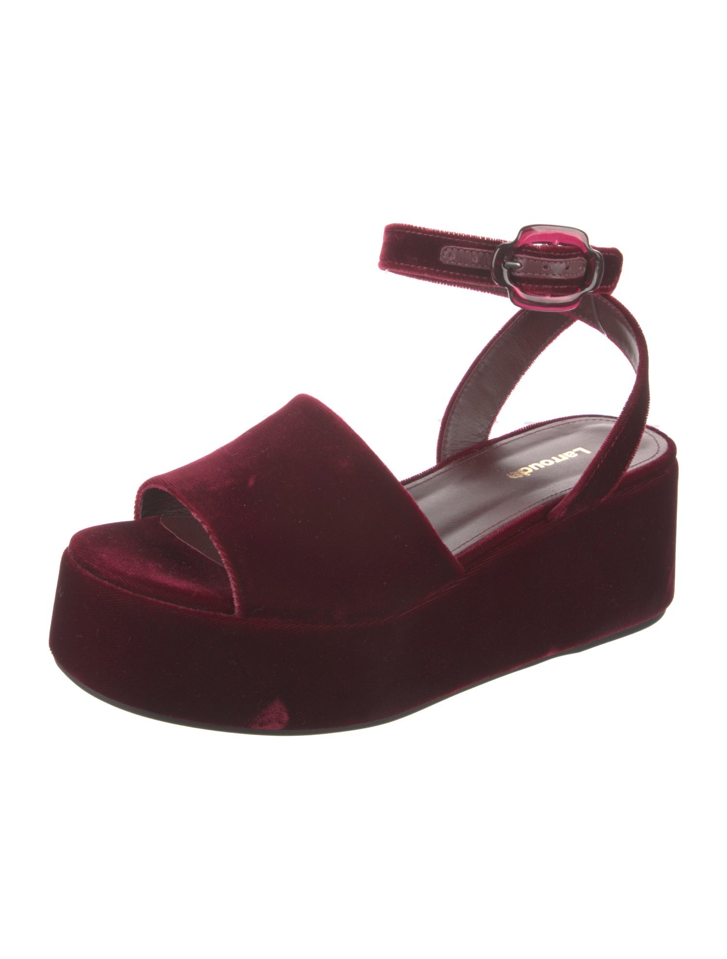 Larroude Velvet Sandals w/ Tags