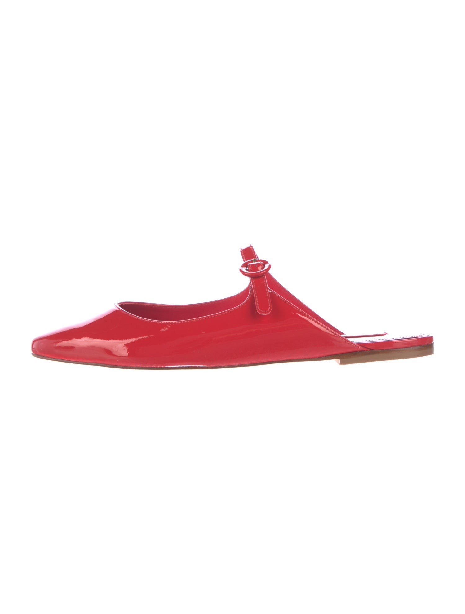 Larroude Patent Leather Mules