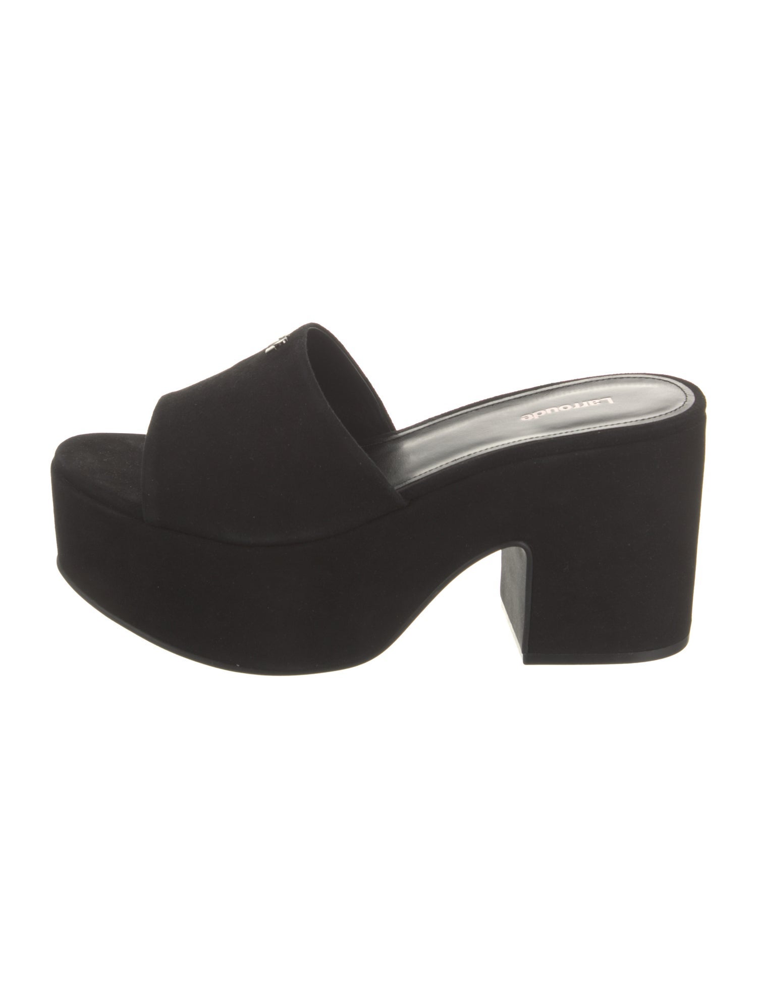 Larroude Suede Slides