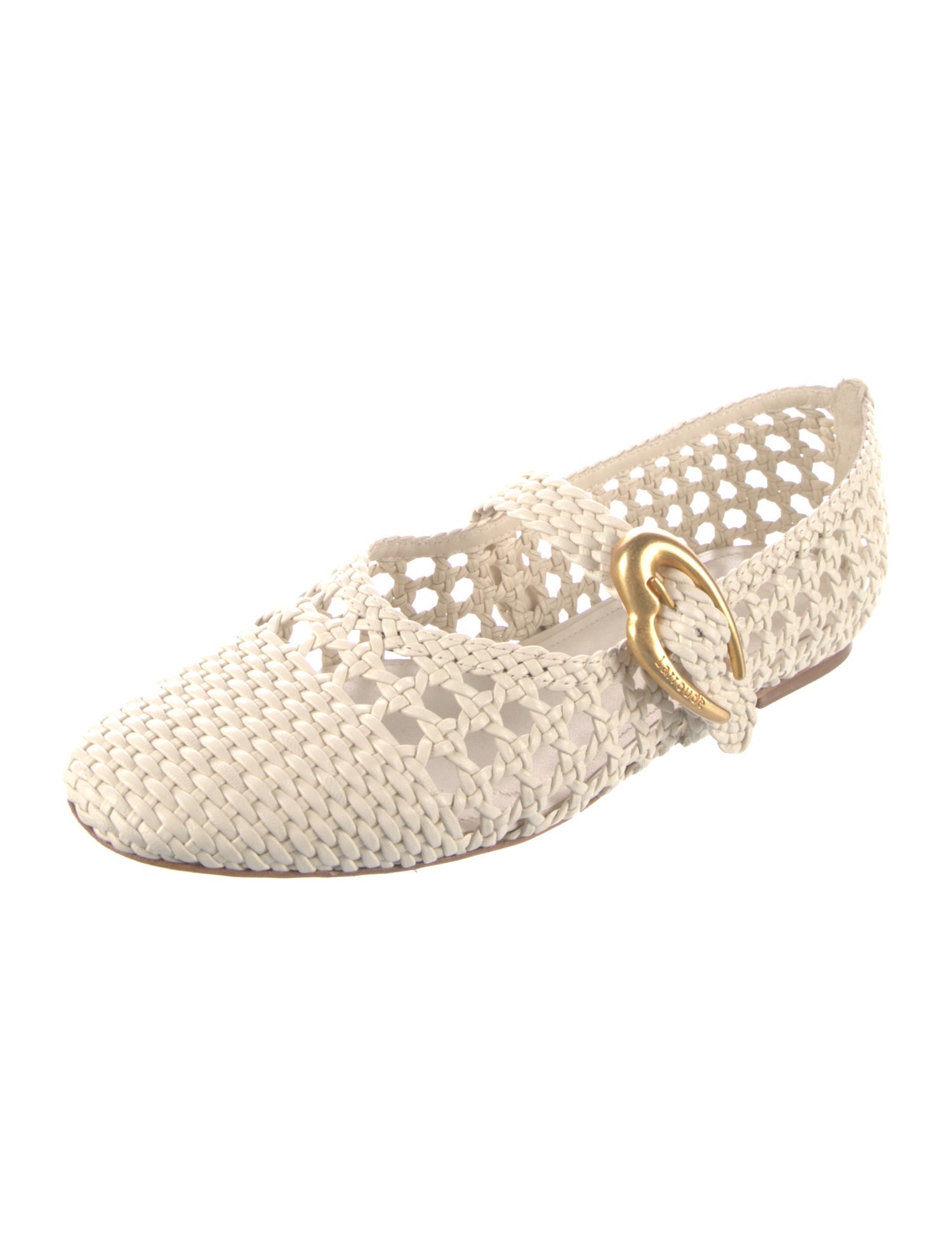 Larroude Leather Ballet Flats