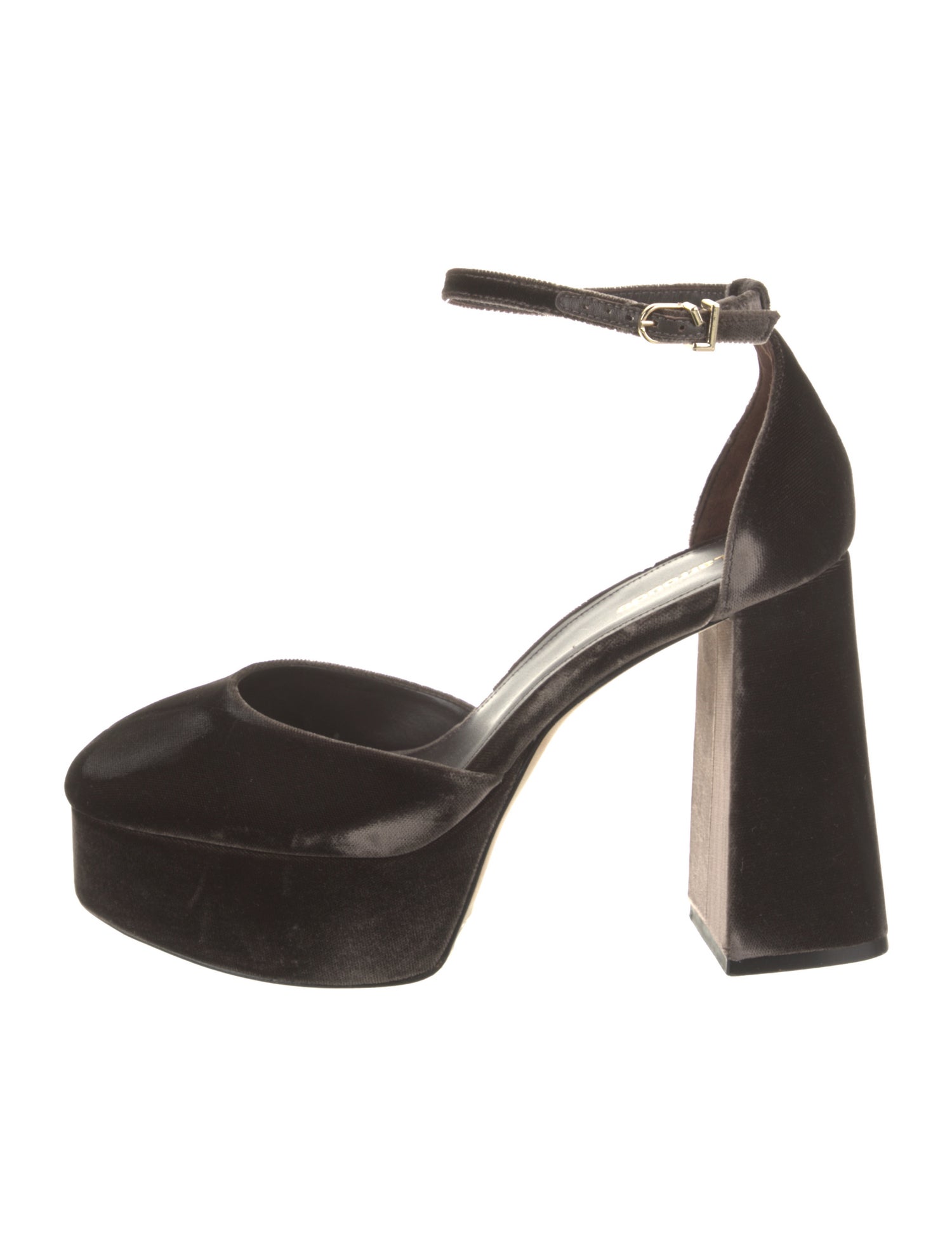 Larroude Velvet D'Orsay Pumps