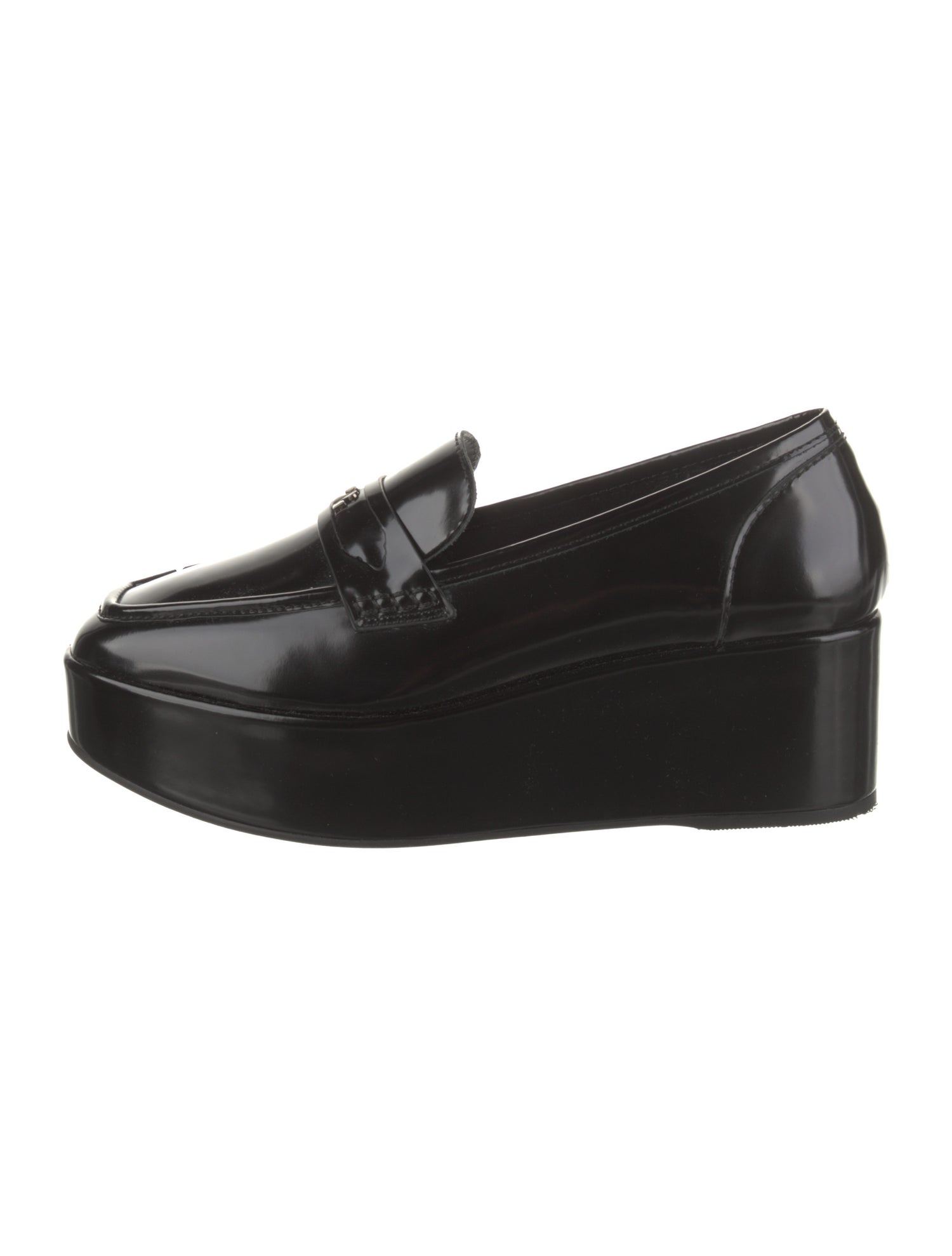 Larroude Patent Leather Loafers