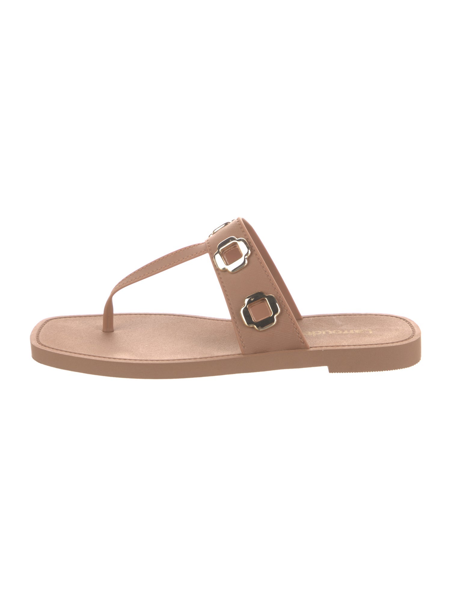 Larroude Rubber Flip Flops