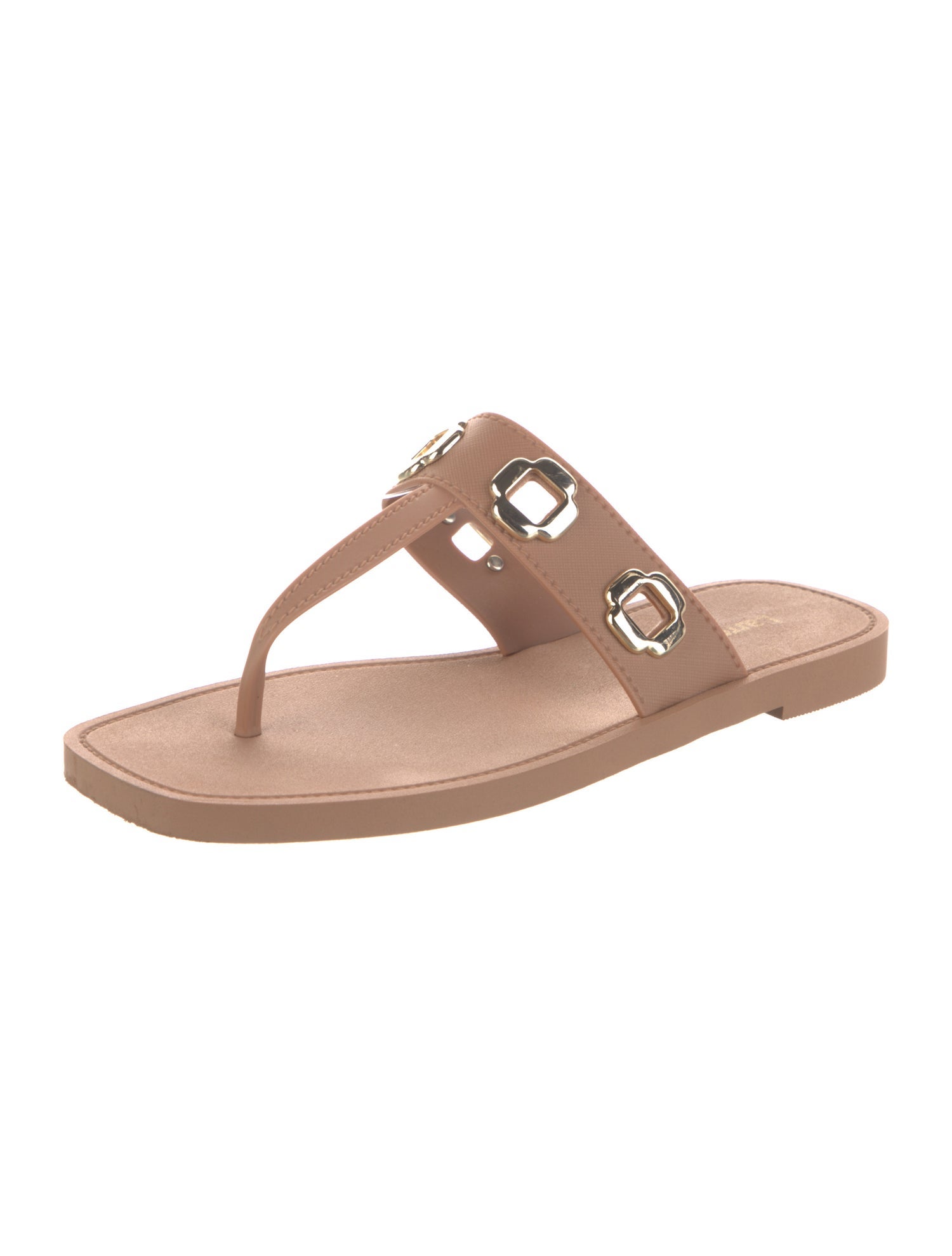 Larroude Rubber Flip Flops