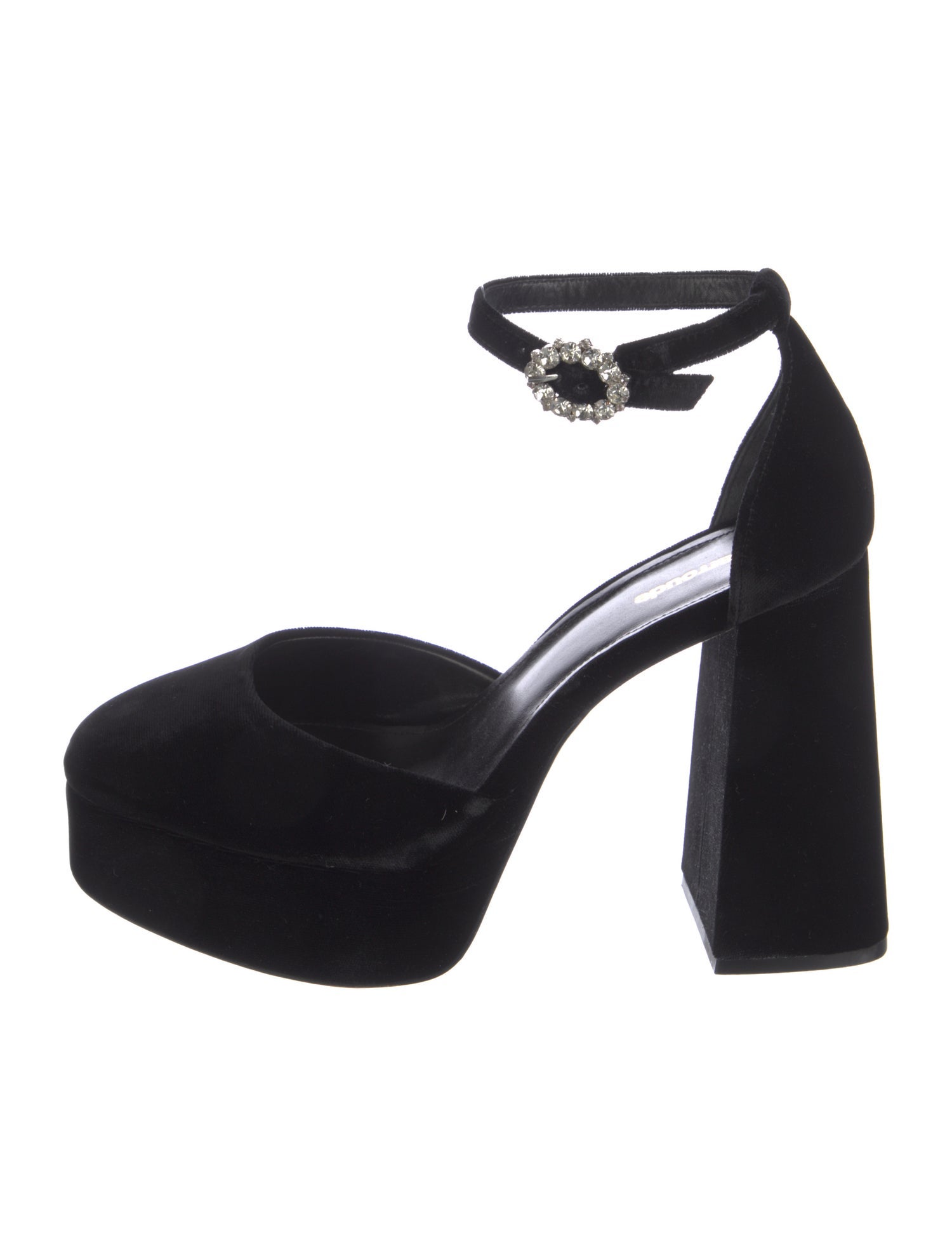 Larroude Velvet D'Orsay Pumps