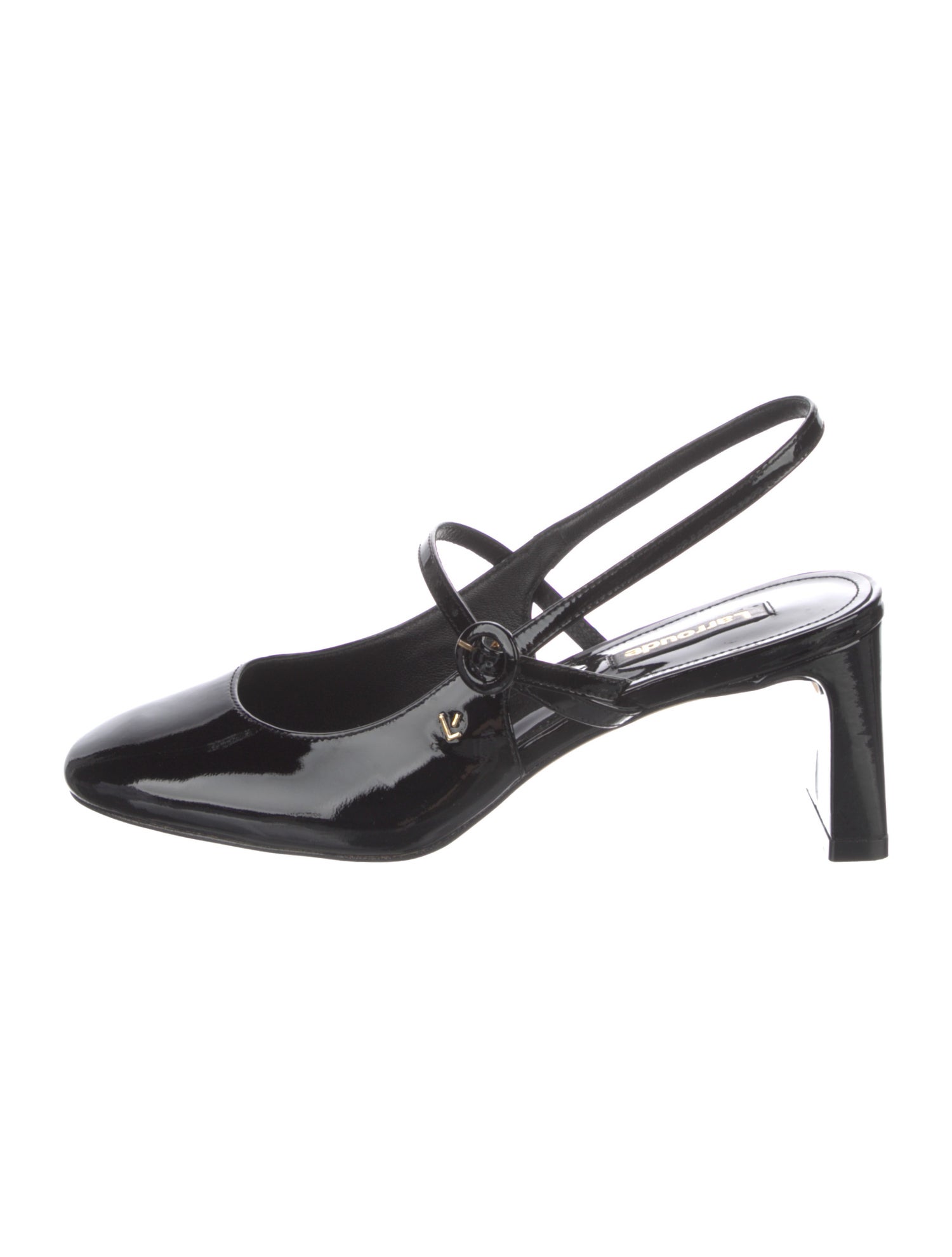 Larroude Patent Leather Slingback Pumps