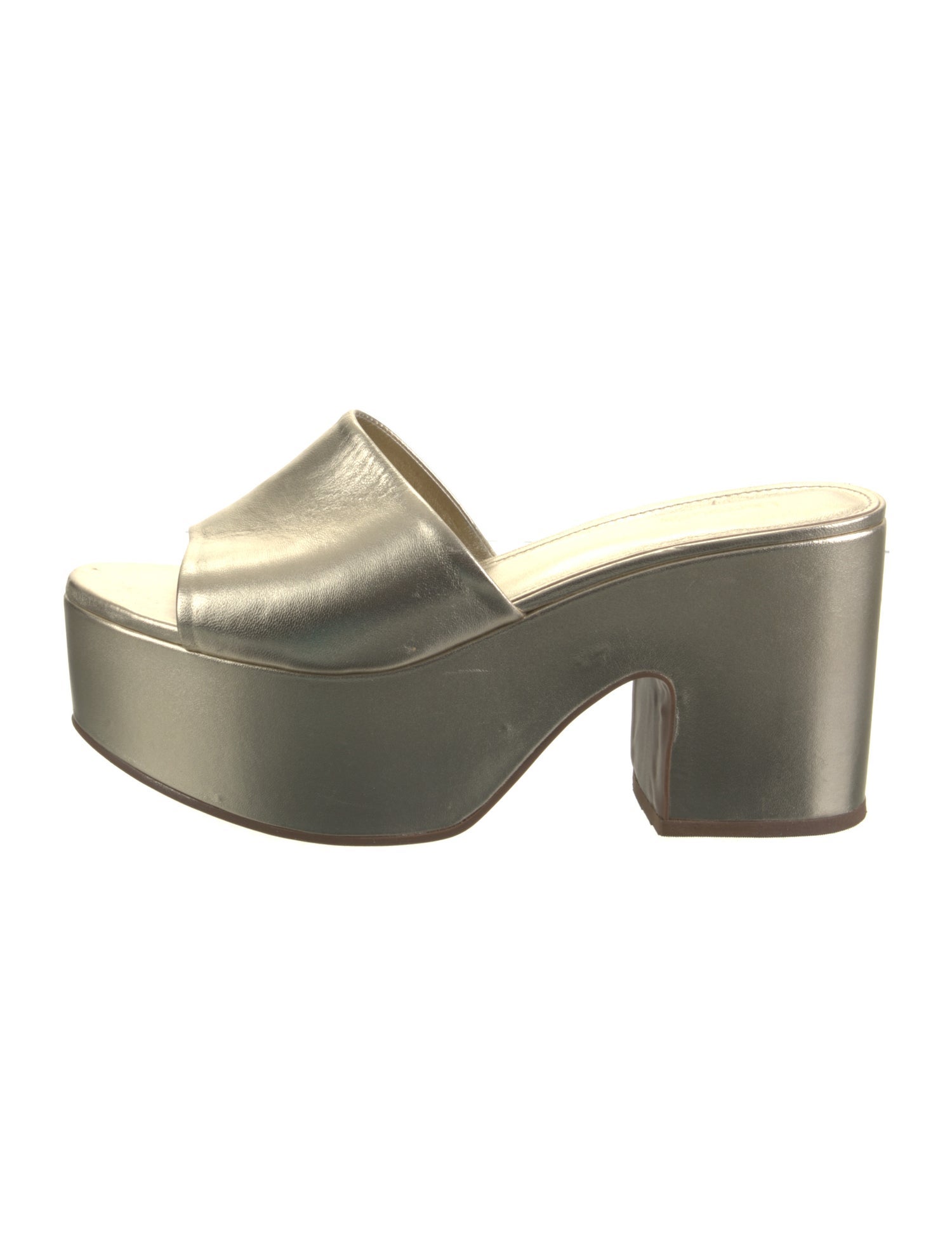 Larroude Leather Slides