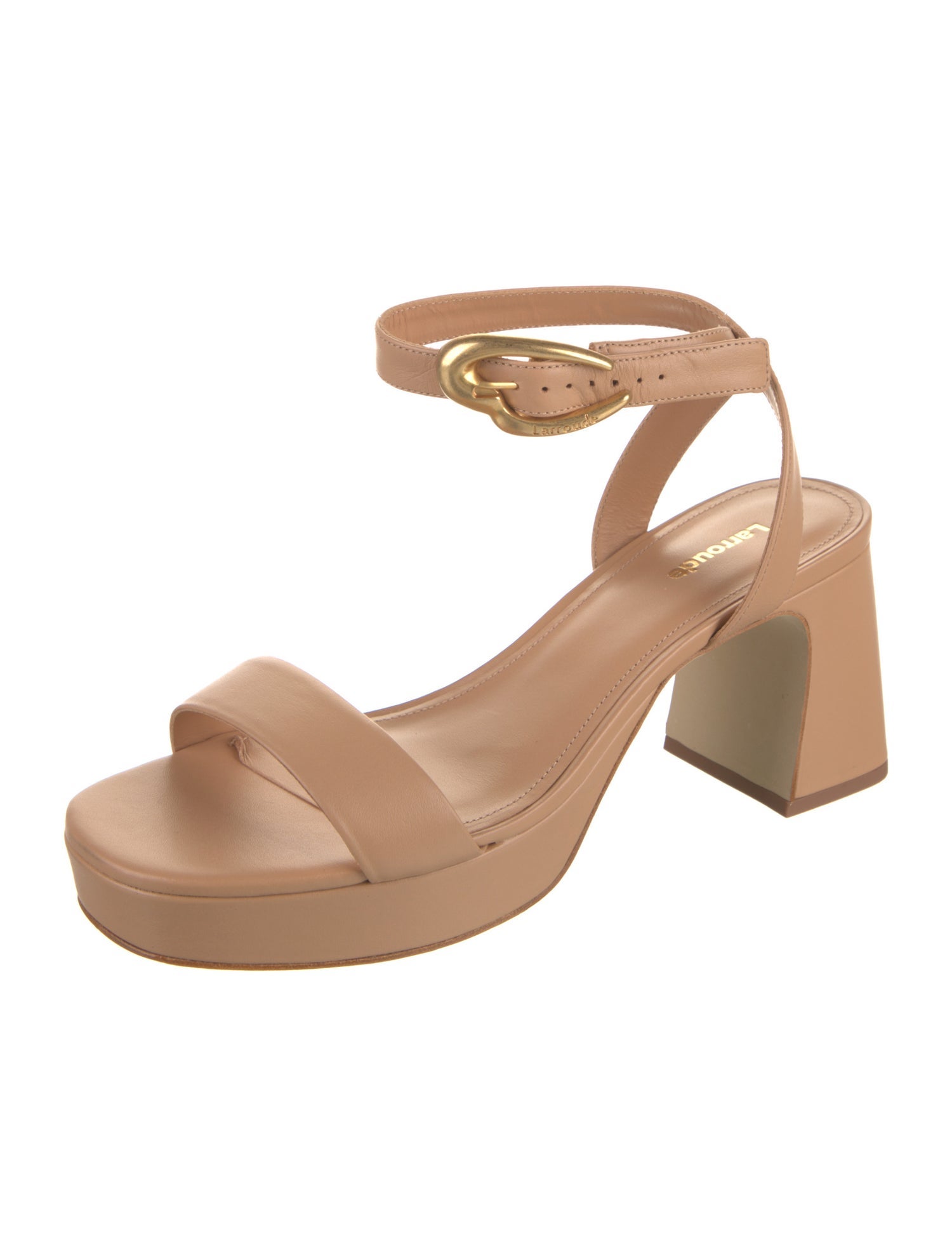 Larroude Leather Sandals