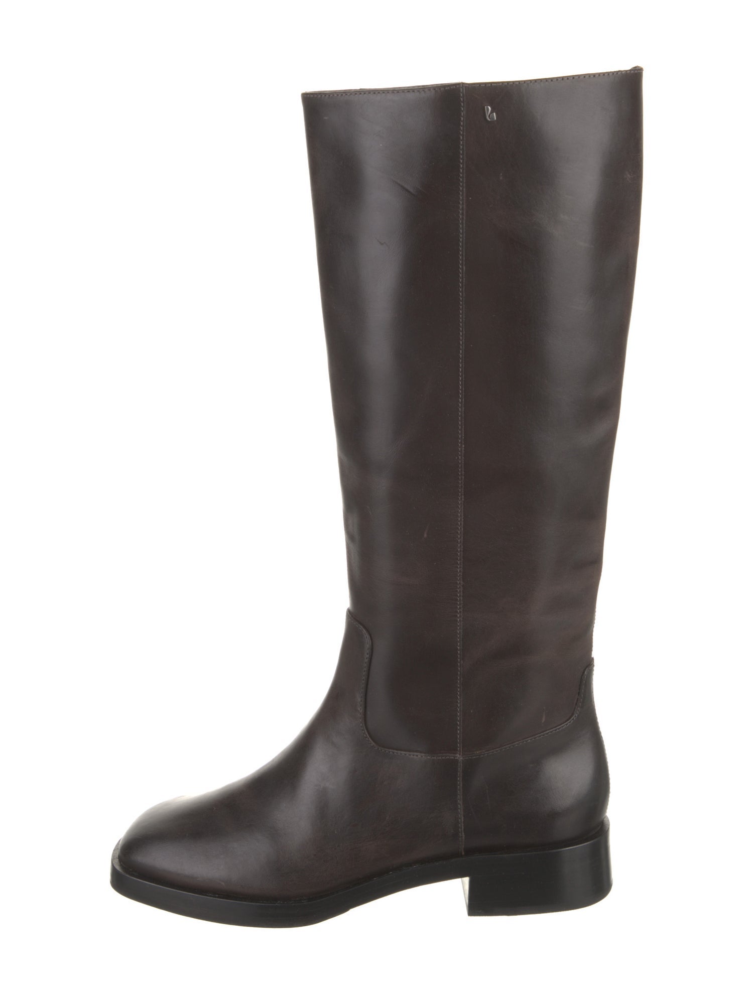 Larroude Leather Riding Boots