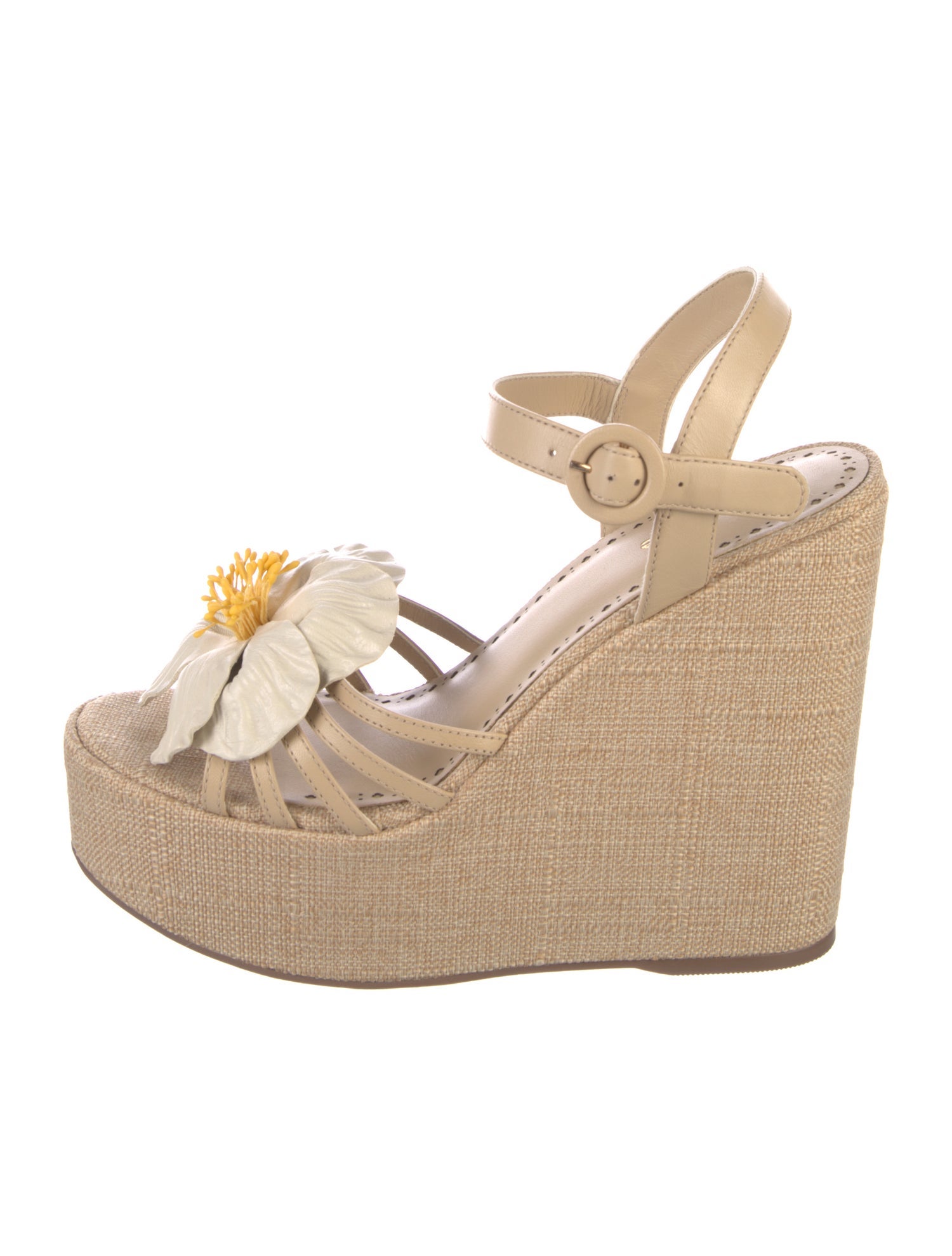 Larroude Raffia Espadrilles