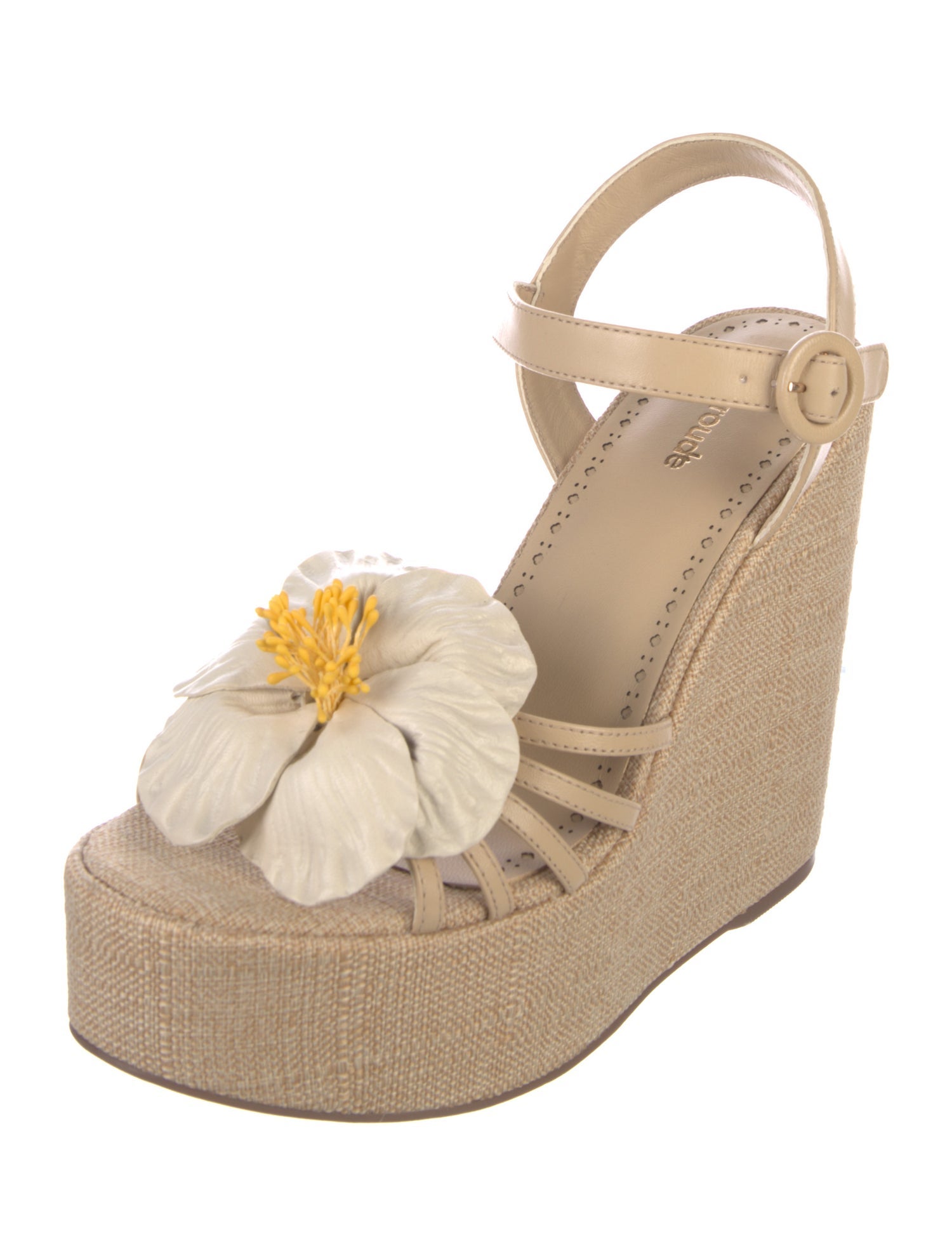 Larroude Raffia Espadrilles