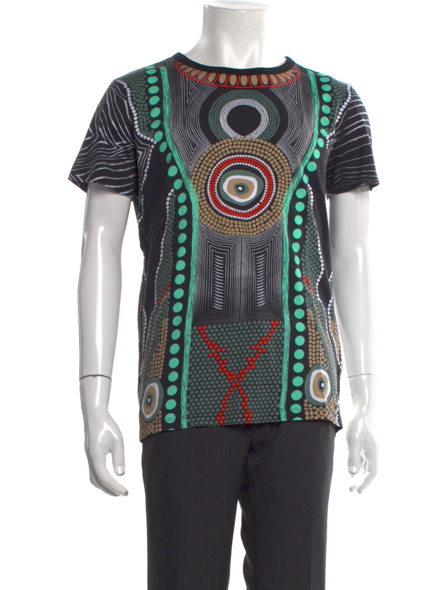 Les Benjamins Printed Crew Neck T-Shirt