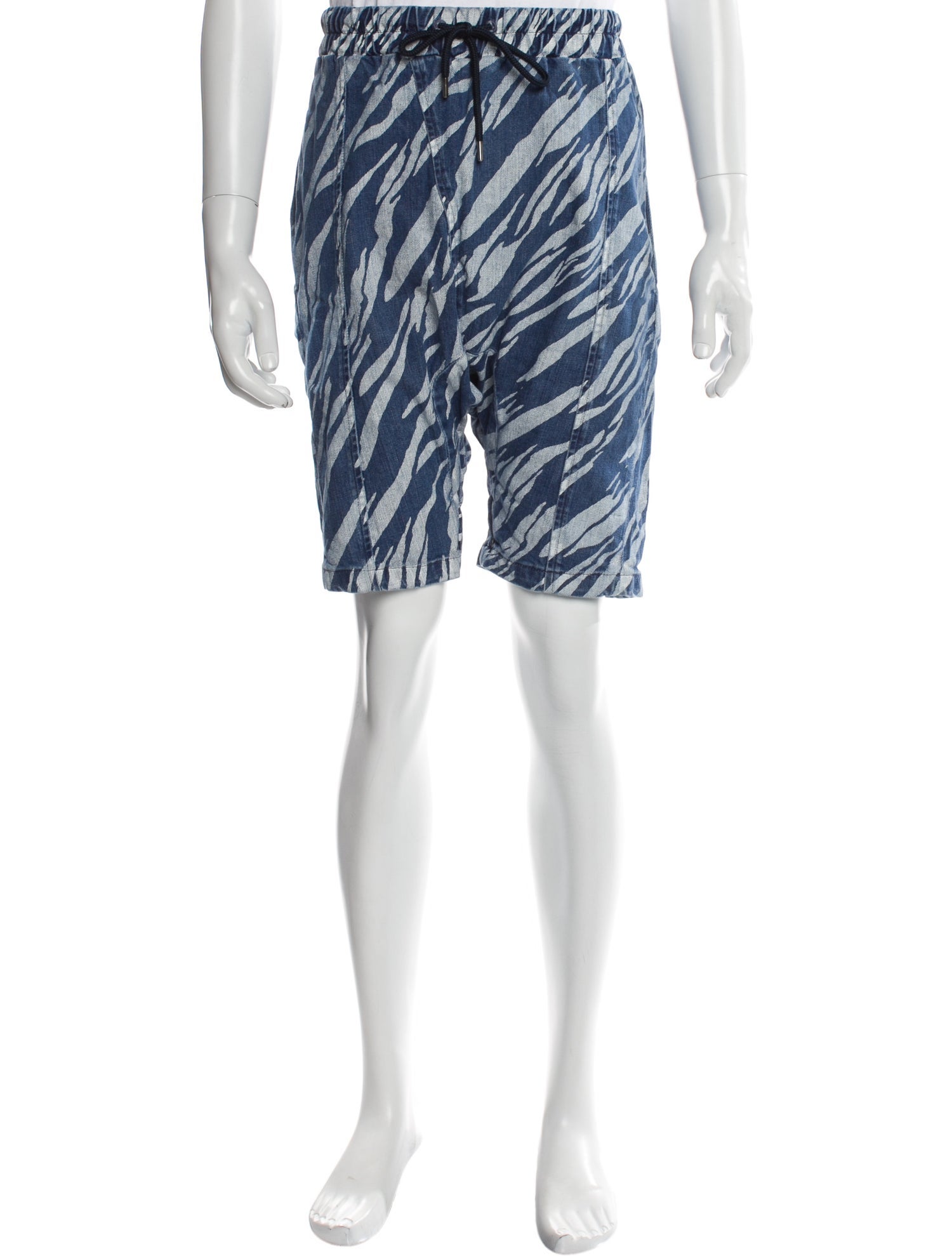 Les Benjamins Printed Jogger Shorts