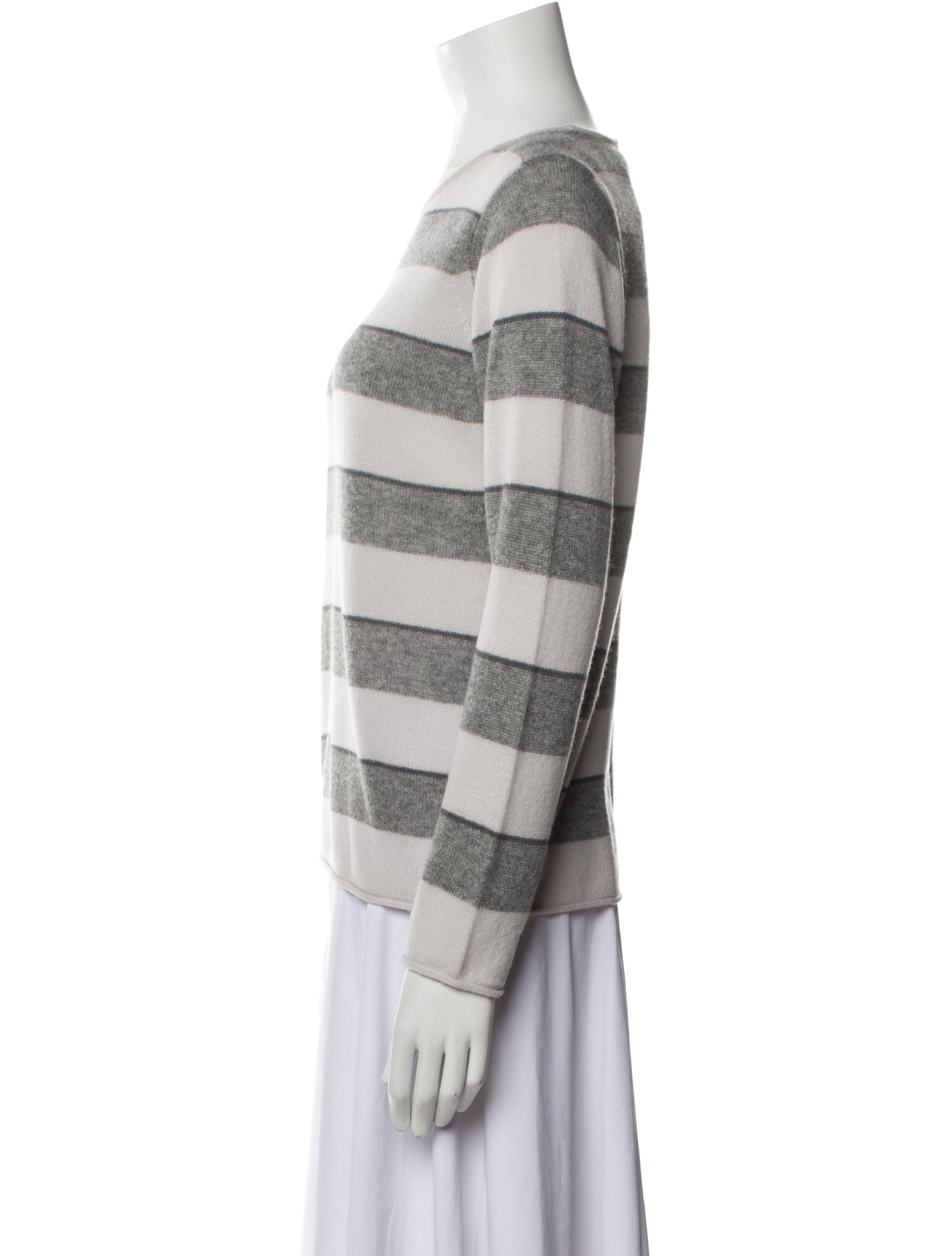 LE TRICOT PERUGIA Cashmere Striped Sweater w/ Tags