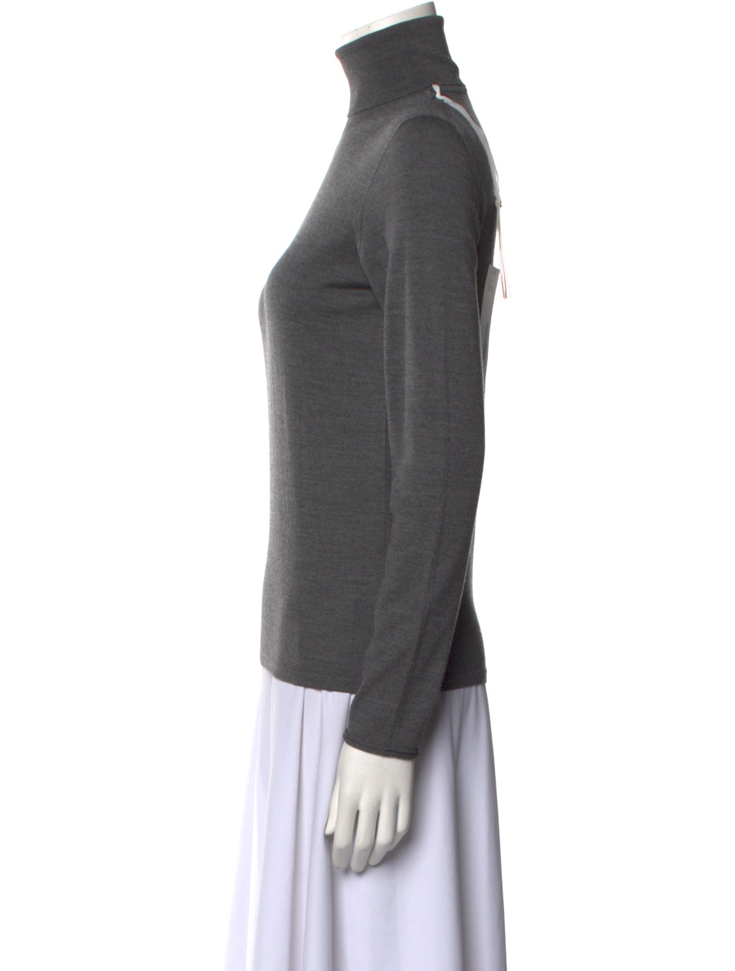 LE TRICOT PERUGIA Virgin Wool Turtleneck Sweater