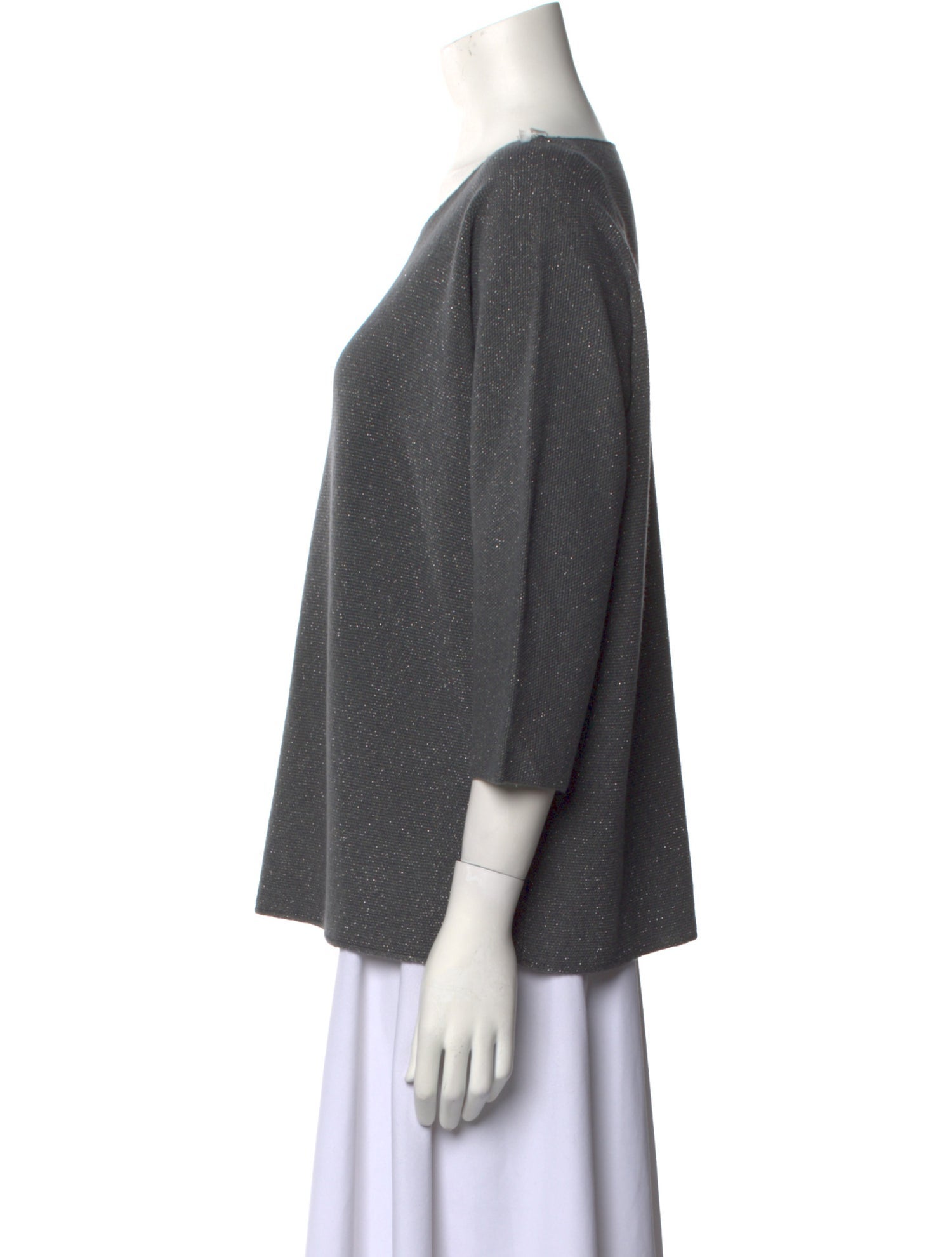 LE TRICOT PERUGIA Scoop Neck Sweater