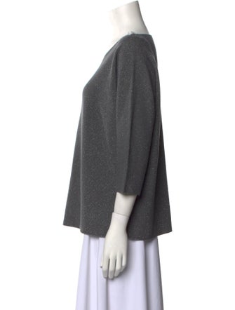 LE TRICOT PERUGIA Scoop Neck Sweater