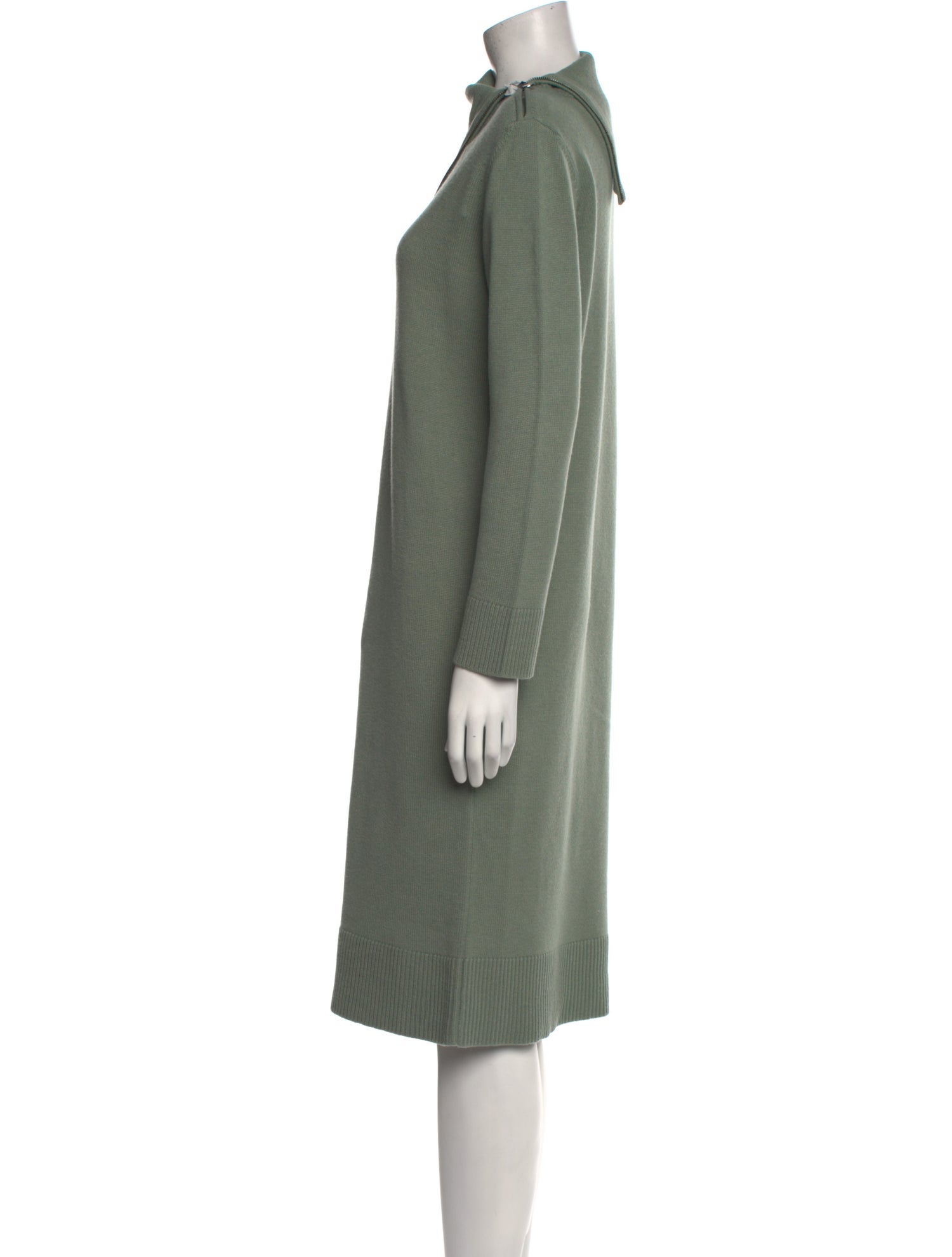 LE TRICOT PERUGIA Wool Midi Length Dress