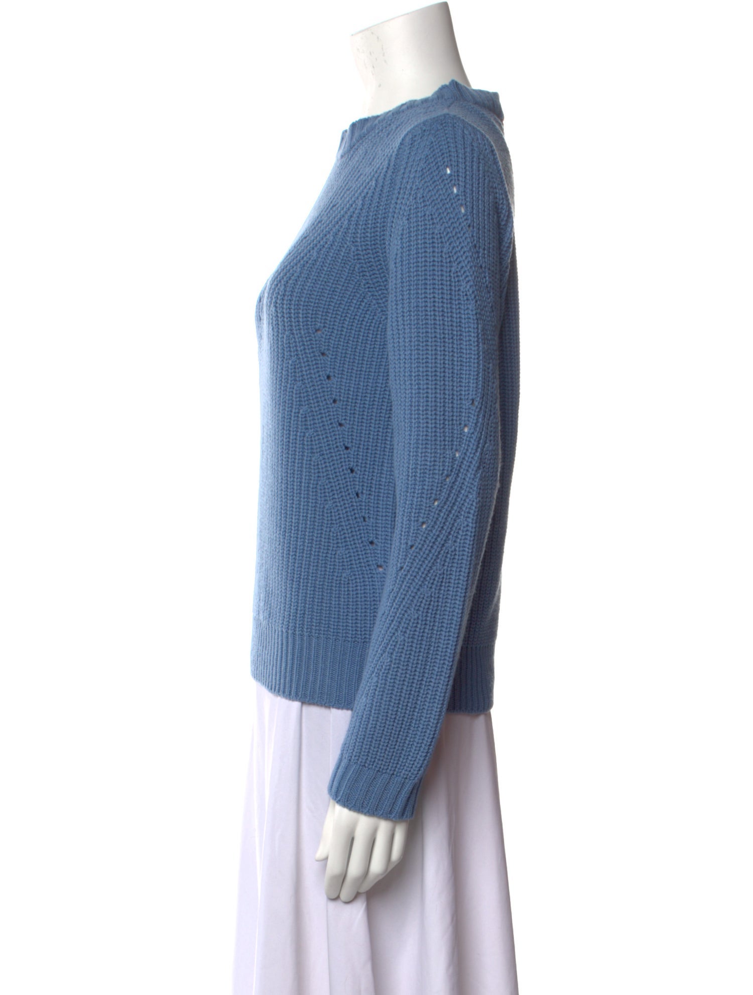 LE TRICOT PERUGIA Virgin Wool Crew Neck Sweater w/ Tags