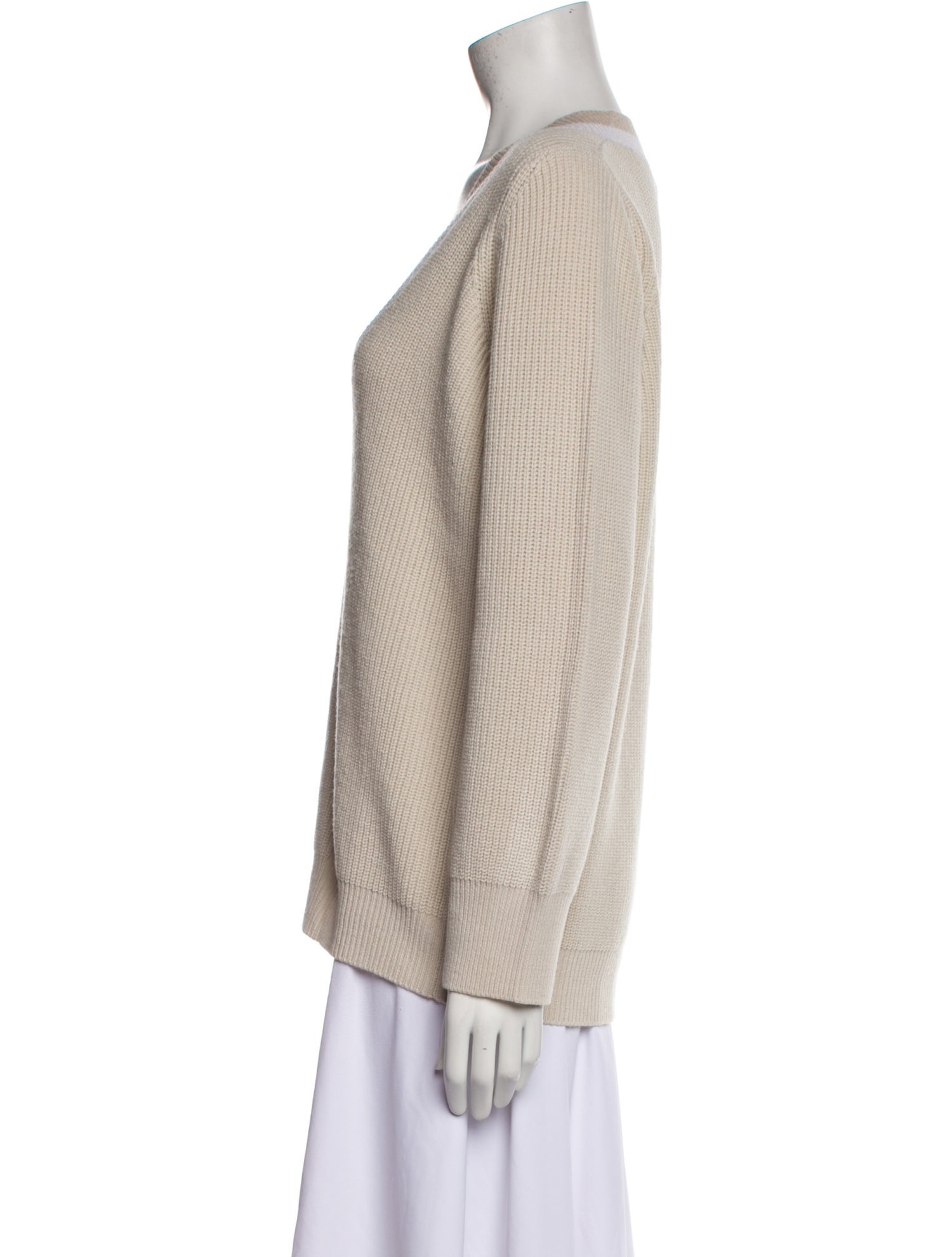 LE TRICOT PERUGIA Wool V-Neck Sweater