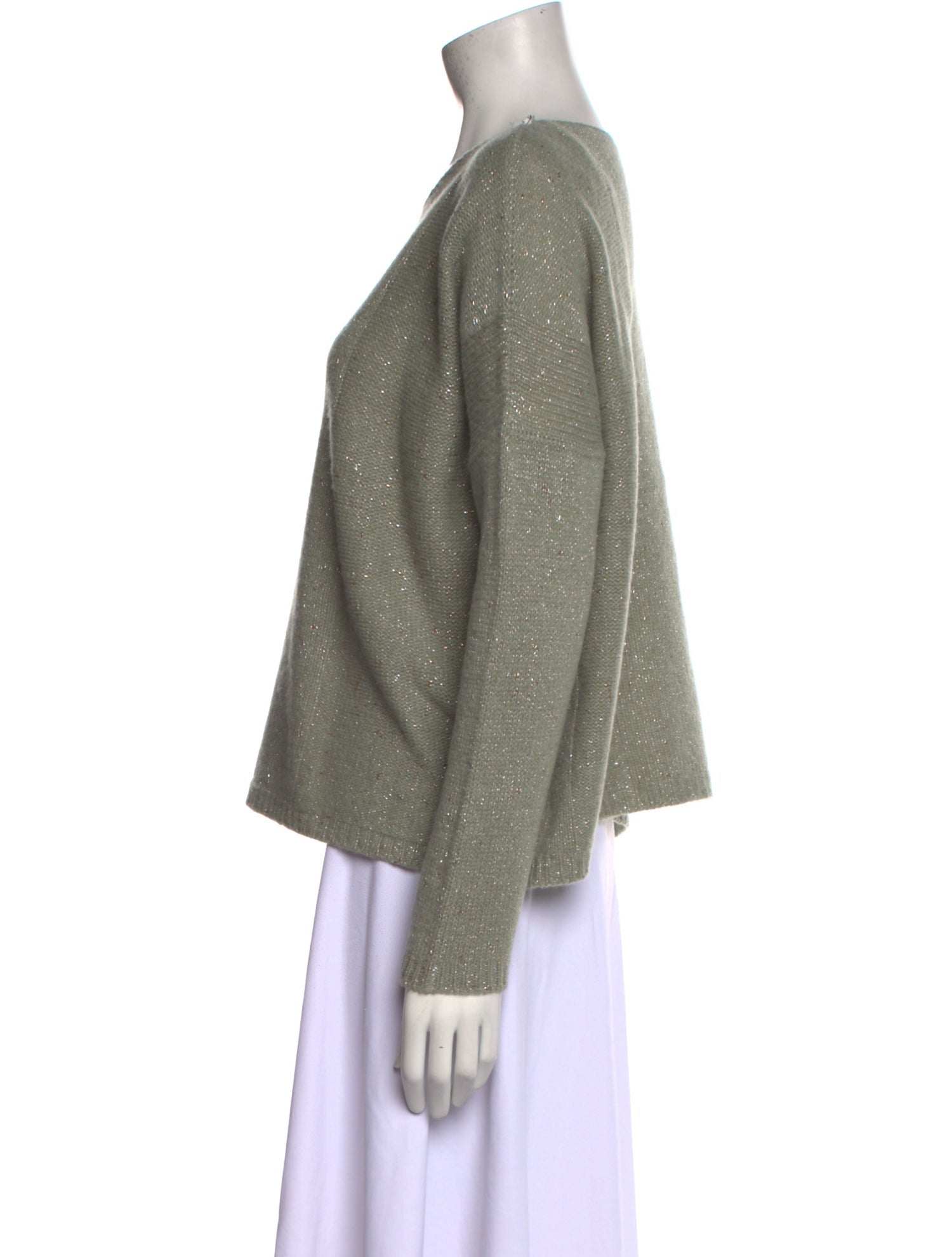 LE TRICOT PERUGIA Wool Scoop Neck Sweater