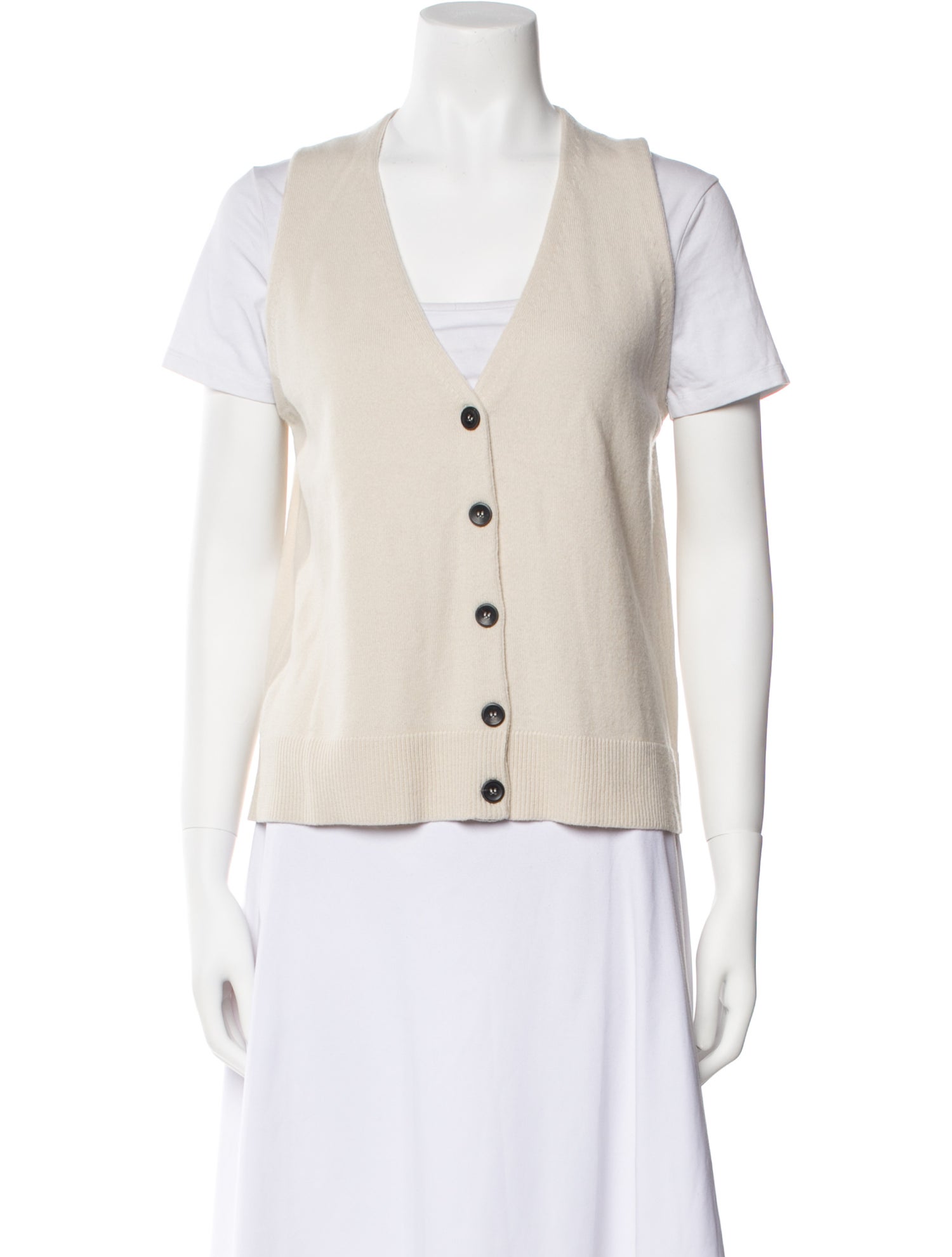 LE TRICOT PERUGIA Virgin Wool V-Neck Sweater w/ Tags