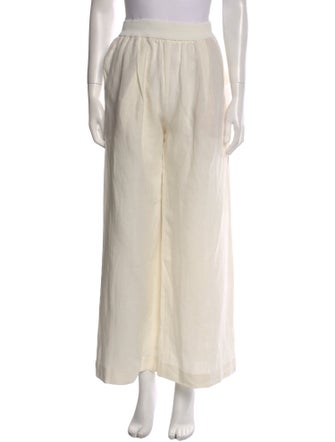 LE TRICOT PERUGIA Linen Wide Leg Pants