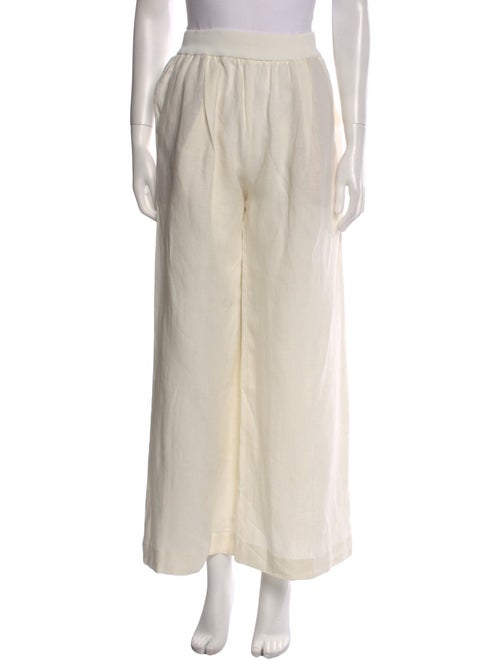 LE TRICOT PERUGIA Linen Wide Leg Pants