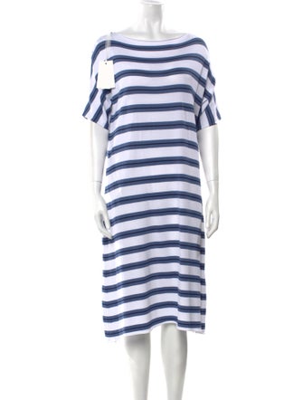 LE TRICOT PERUGIA Striped Knee-Length Dress