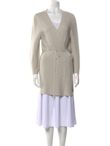 LE Tricot Perugia Knitwear V-Neck Sweater S