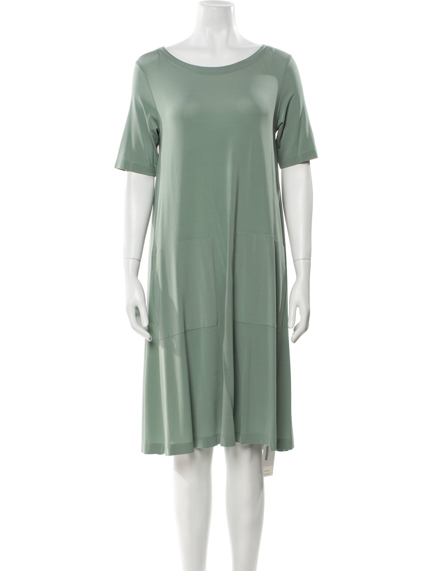 LE TRICOT PERUGIA Bateau Neckline Knee-Length Dress