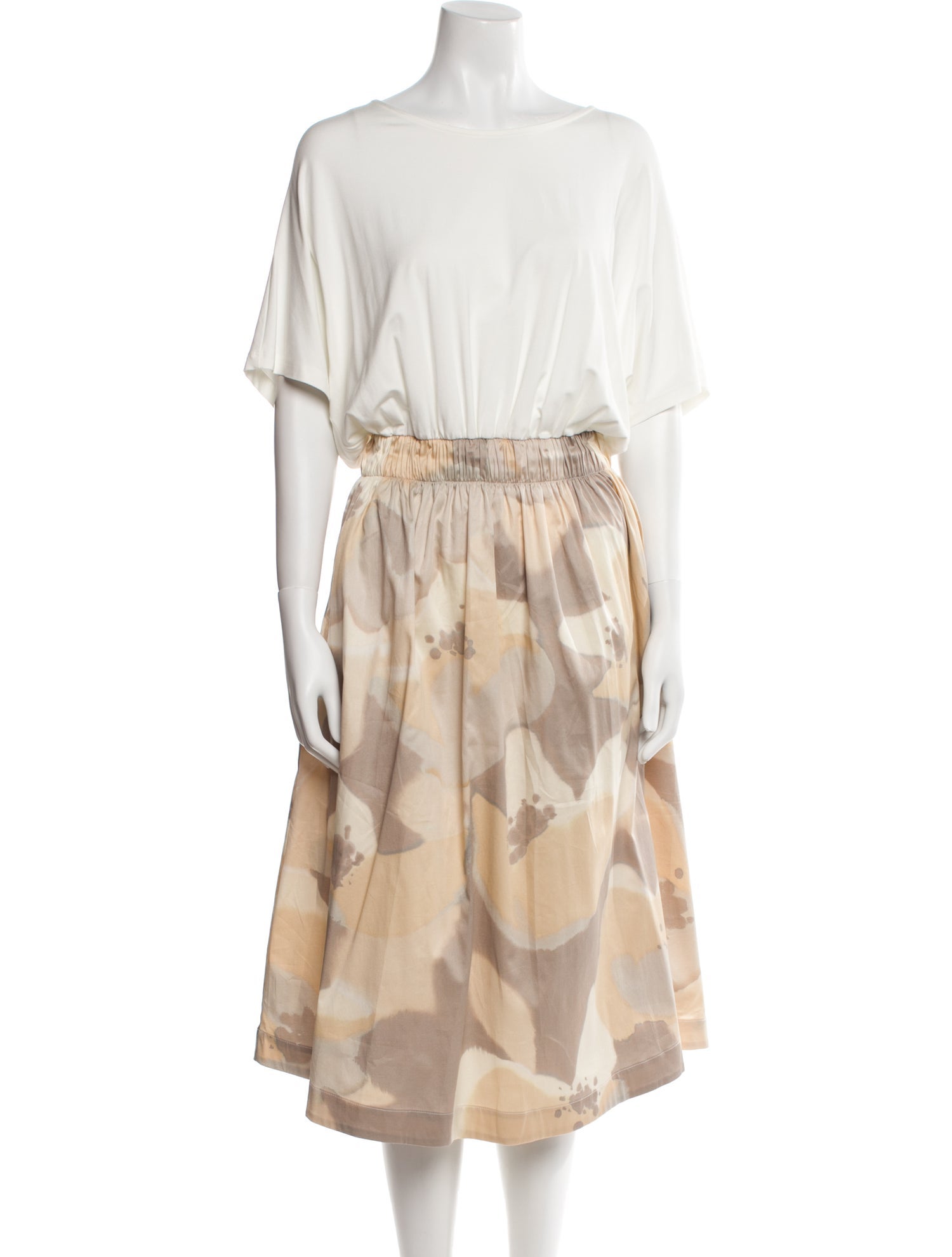 LE TRICOT PERUGIA Printed Midi Length Dress w/ Tags