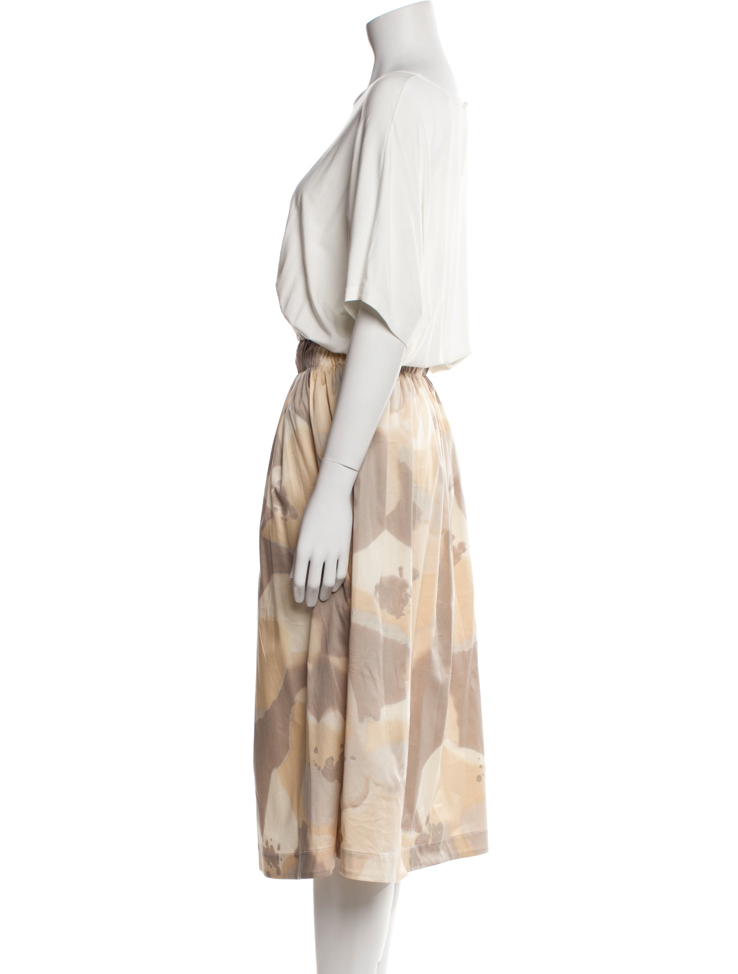 LE TRICOT PERUGIA Printed Midi Length Dress w/ Tags